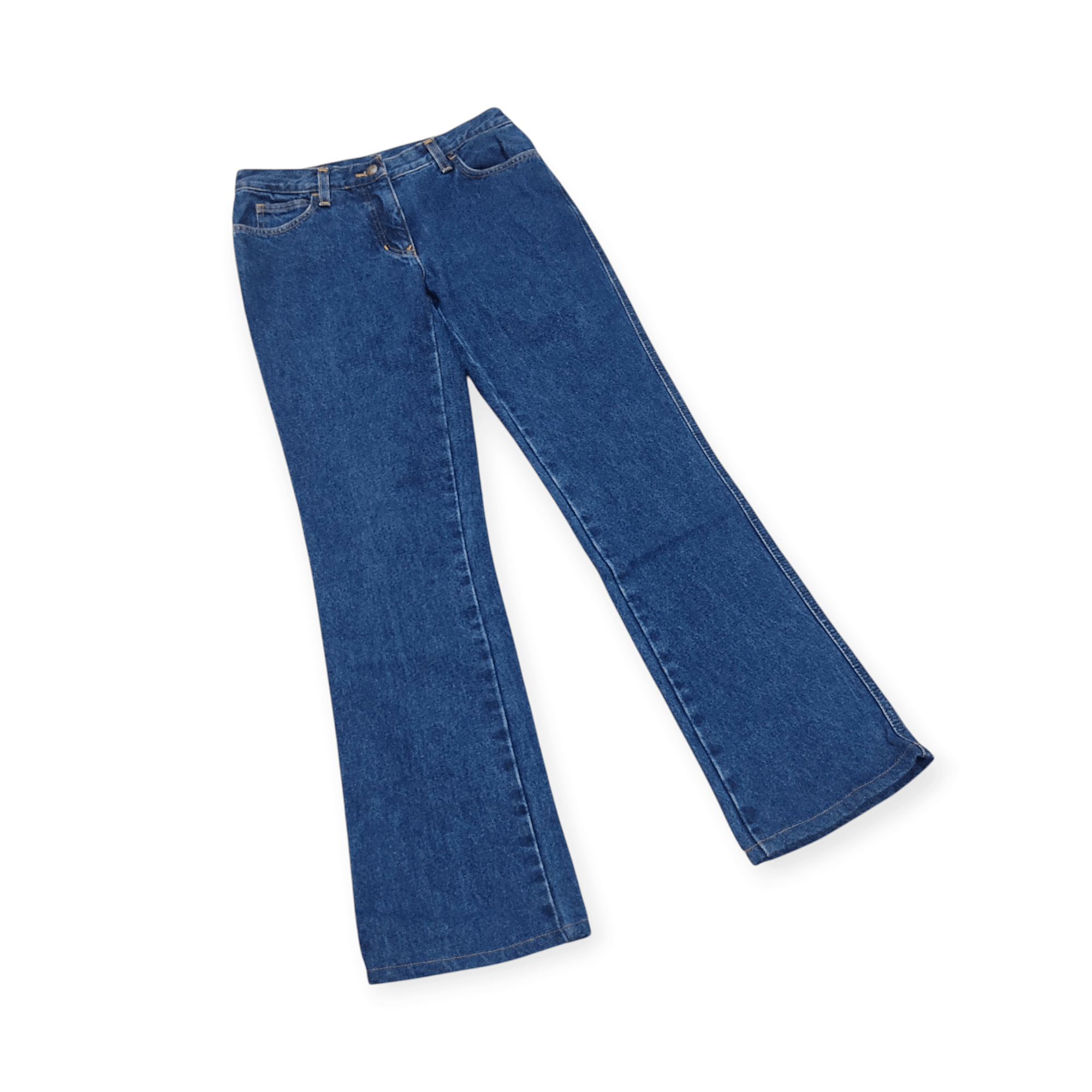 Fendi Fendi Mid Rise 5 Pockets Flare Blue Denim Pants Size 28" / US 6 / IT 42 - 4 Thumbnail