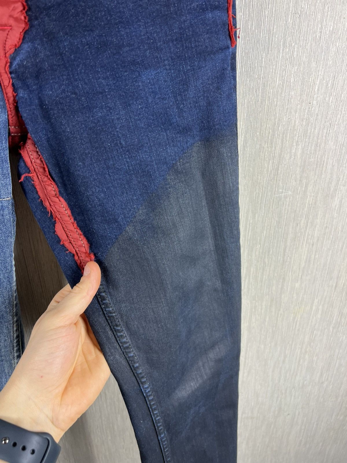 Rick Owens Rick Owens drkshdw tyrone cut waxed distressed jeans pants Size 26" / US 2 / IT 38 - 8 Thumbnail