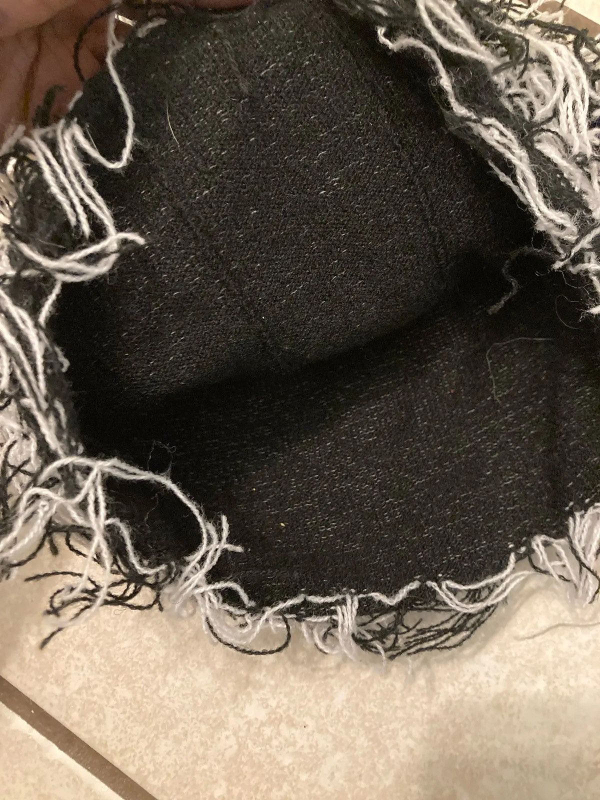 Vintage Distressed Balaclava Beanie Hat Size ONE SIZE - 2 Thumbnail