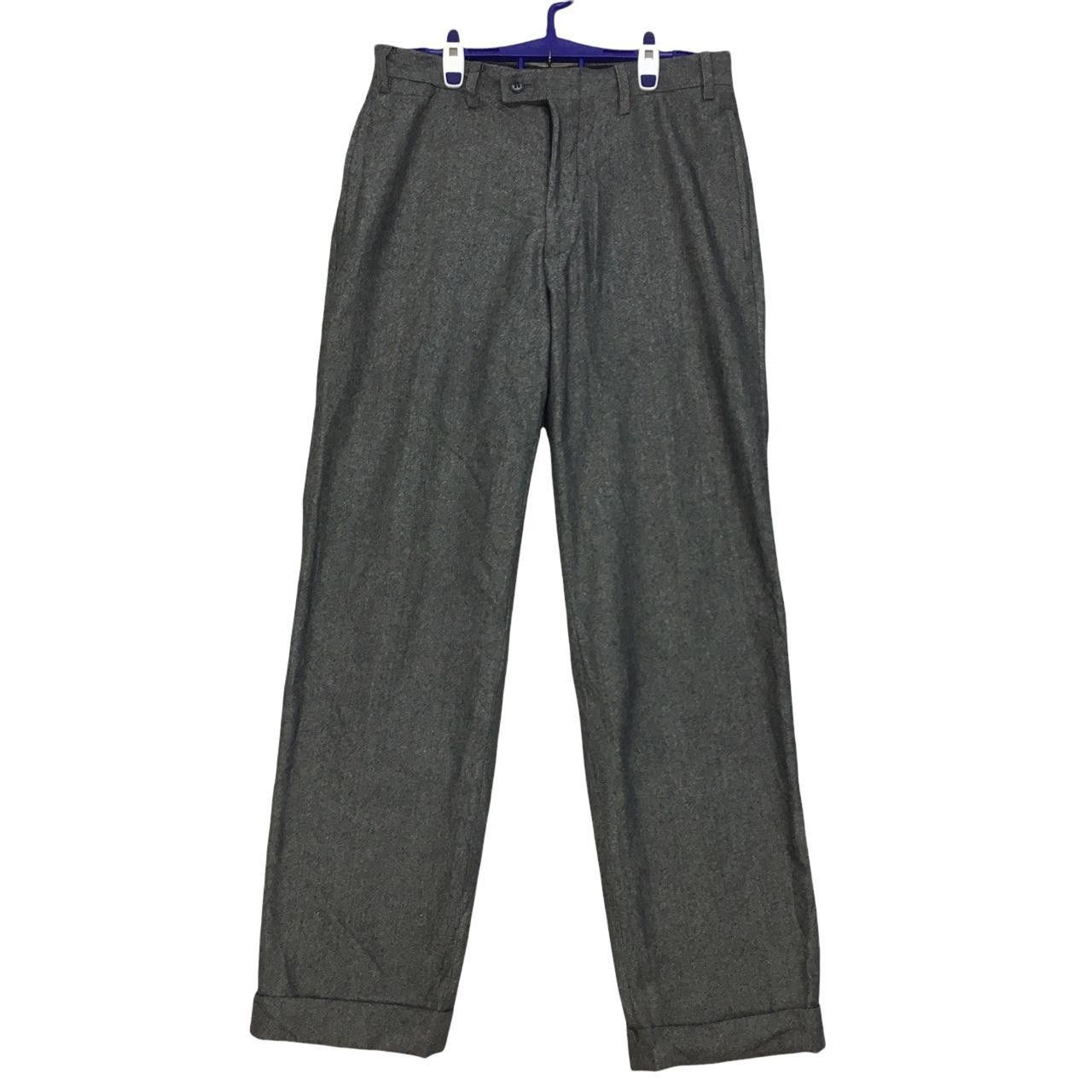 Hiroko Koshino Homme Vtg HIROKO KOSHINO Long Pants Trousers Cuff Leg Formal Size US 29 - 1 Thumbnail