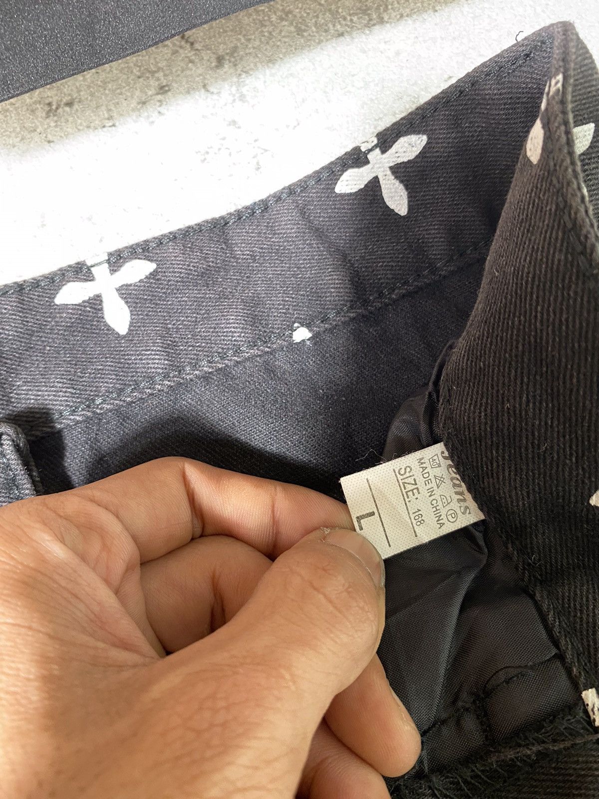 Levi's × Vintage Vtg Baggy Jeans Full Cross Motif Size US 32 / EU 48 - 6 Thumbnail