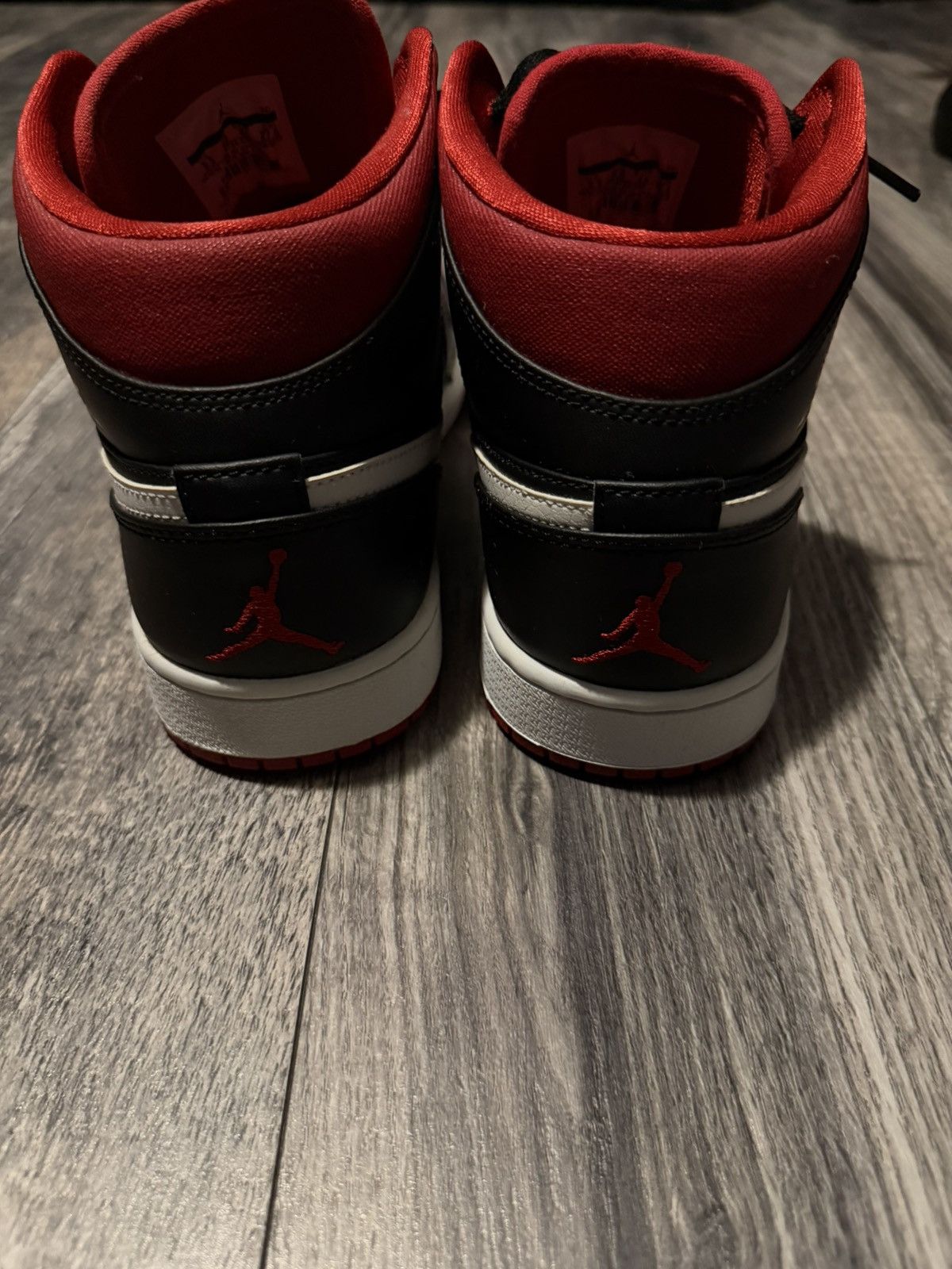 Jordan Brand Air Jordan 1 Mid 'Black Gym Red' Size US 9.5 / EU 42-43 - 3 Thumbnail