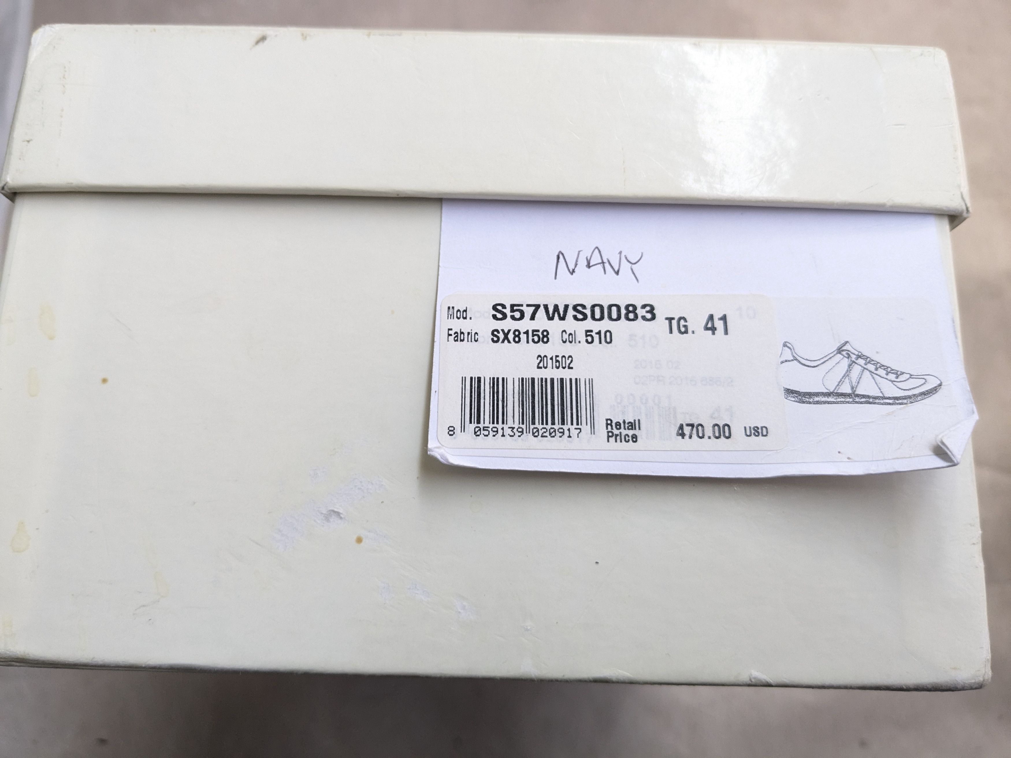 Maison Margiela Maison Margiela GAT Replica Beige Paint 7 40 Suede Leather Size US 7 / EU 40 - 18 Thumbnail