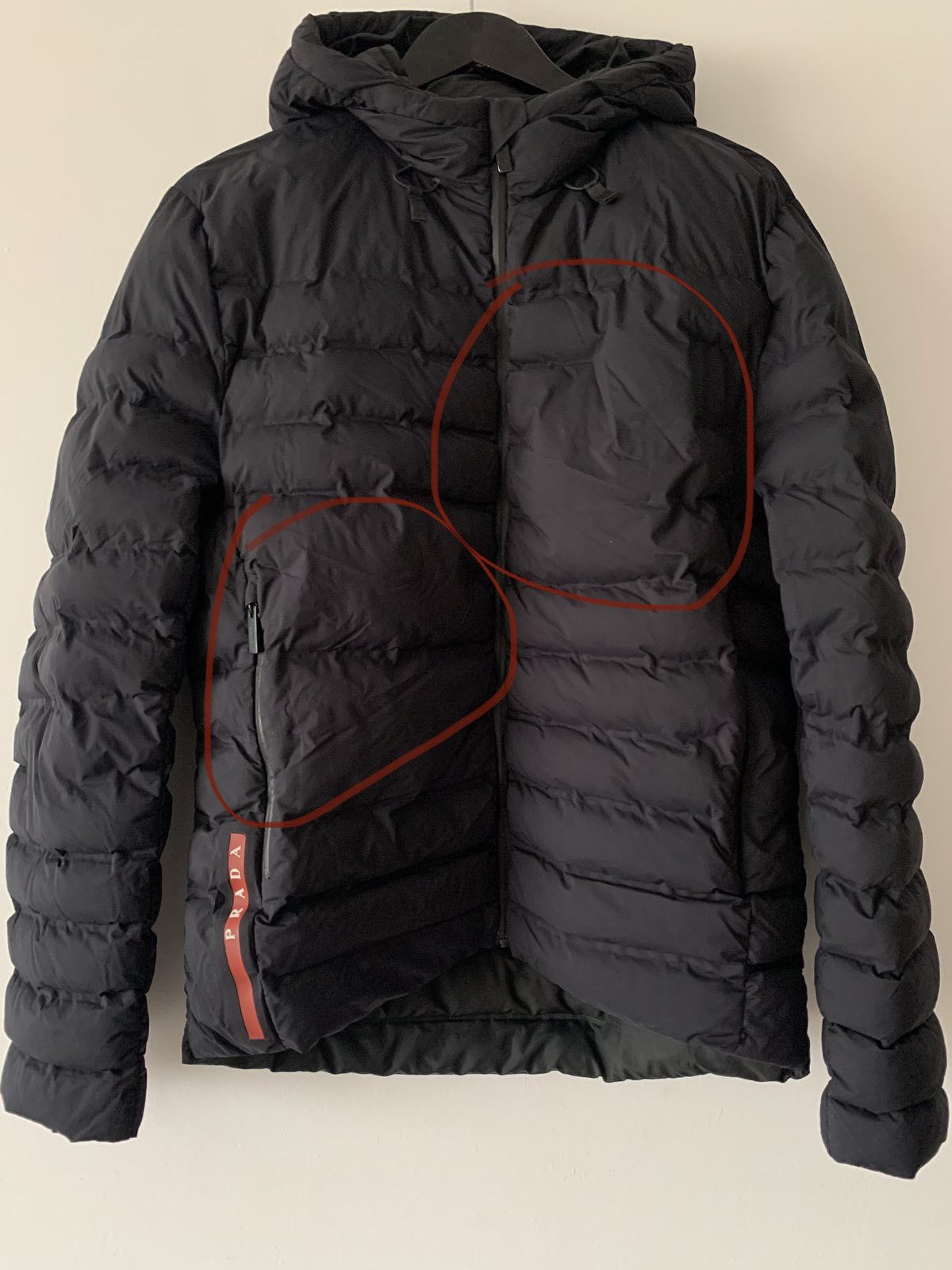 Prada 🔥🔥 3500$ Prada Linea Rossa Black Active Re-Nylon Jacket Size US M / EU 48-50 / 2 - 14 Thumbnail