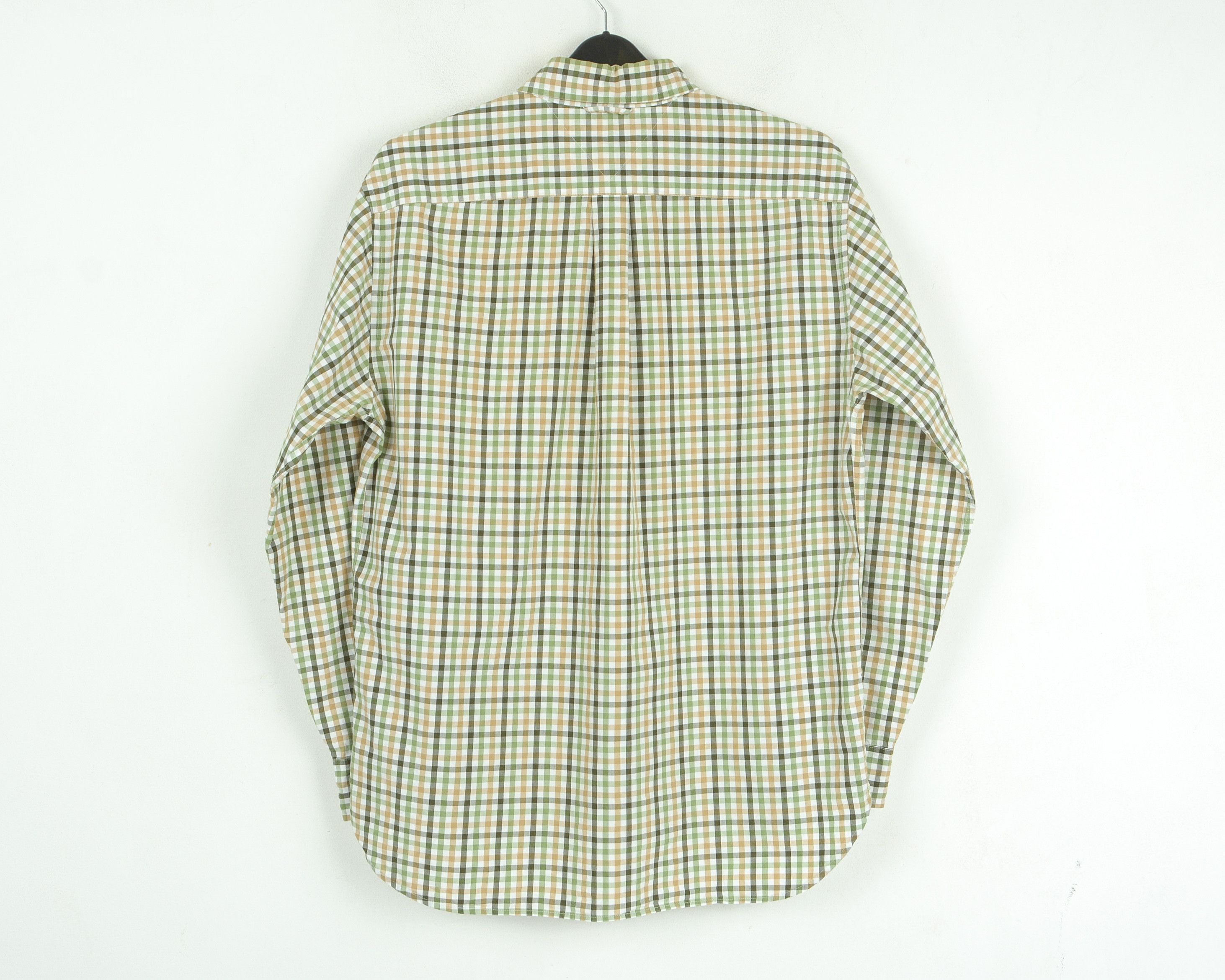 Tommy Hilfiger L Cotton Casual Shirt Check Plaid Tartan Retro Long Sleeve Size US L / EU 52-54 / 3 - 12 Thumbnail
