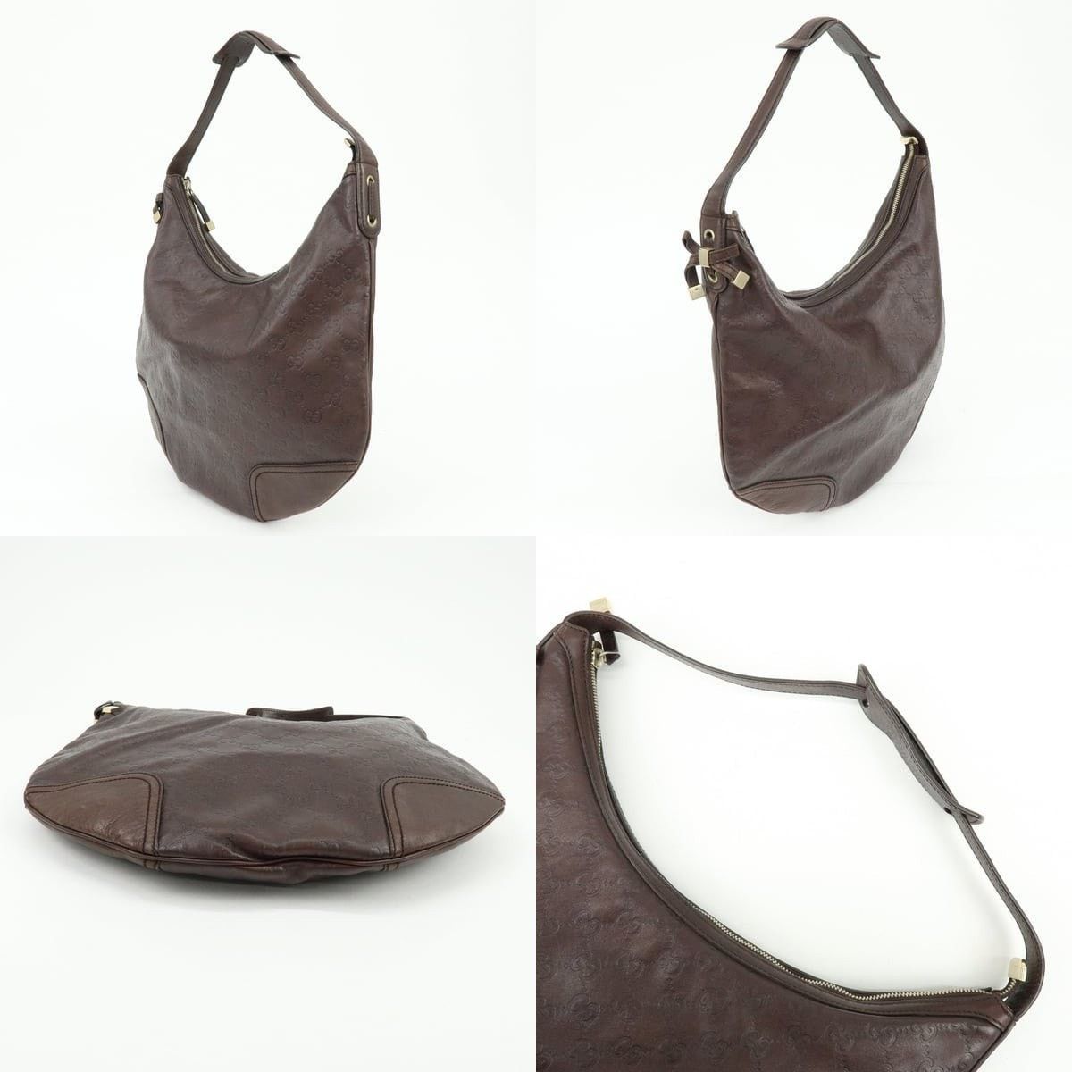 Gucci Gucci Guccissima Princy Leather Shoulder Bag Brown Size ONE SIZE - 3 Thumbnail