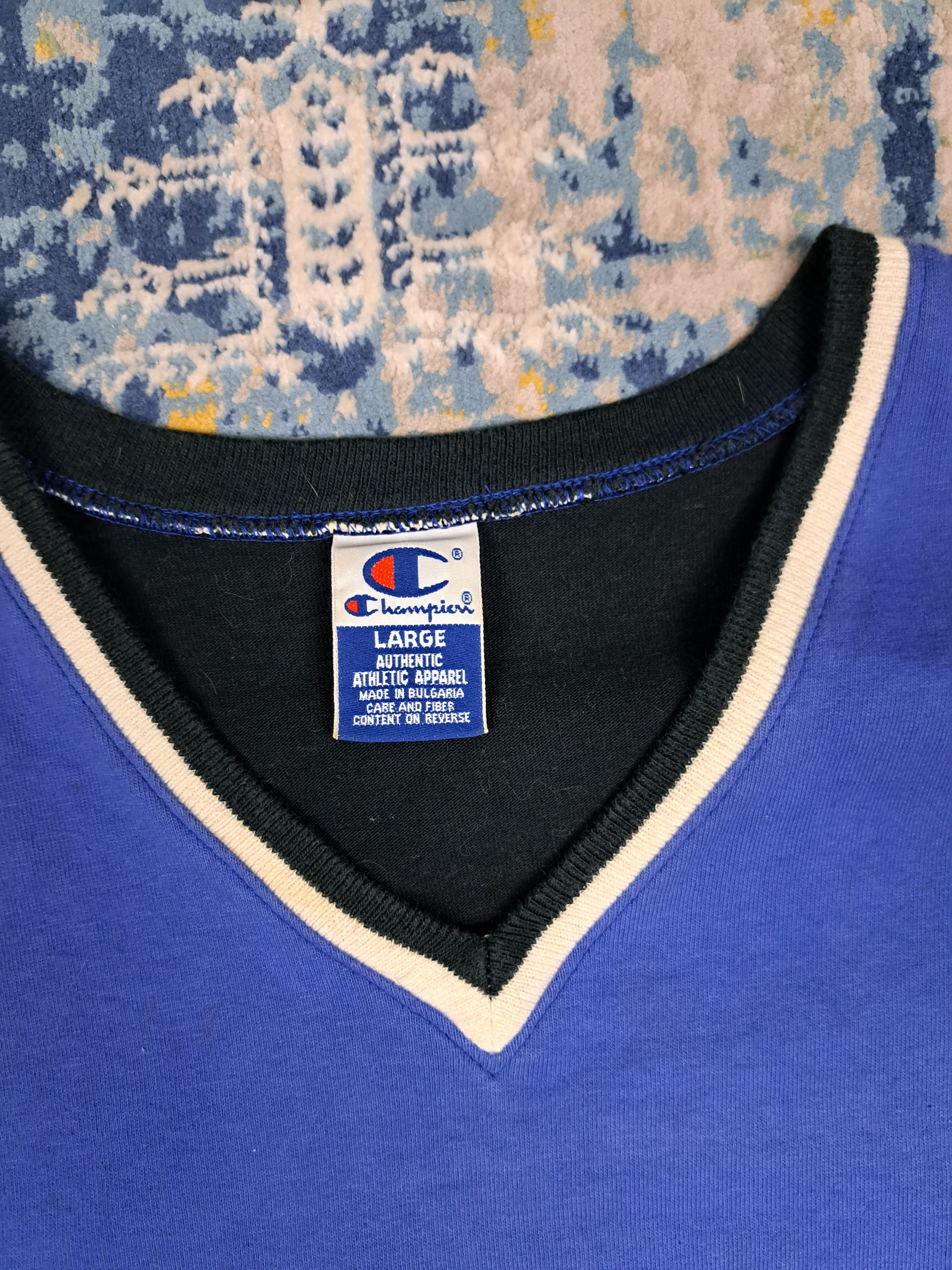 Champion Vintage 90s Orlando Magic Warm Up Tee Basketball Penny Shaq Size US XL / EU 56 / 4 - 7 Thumbnail