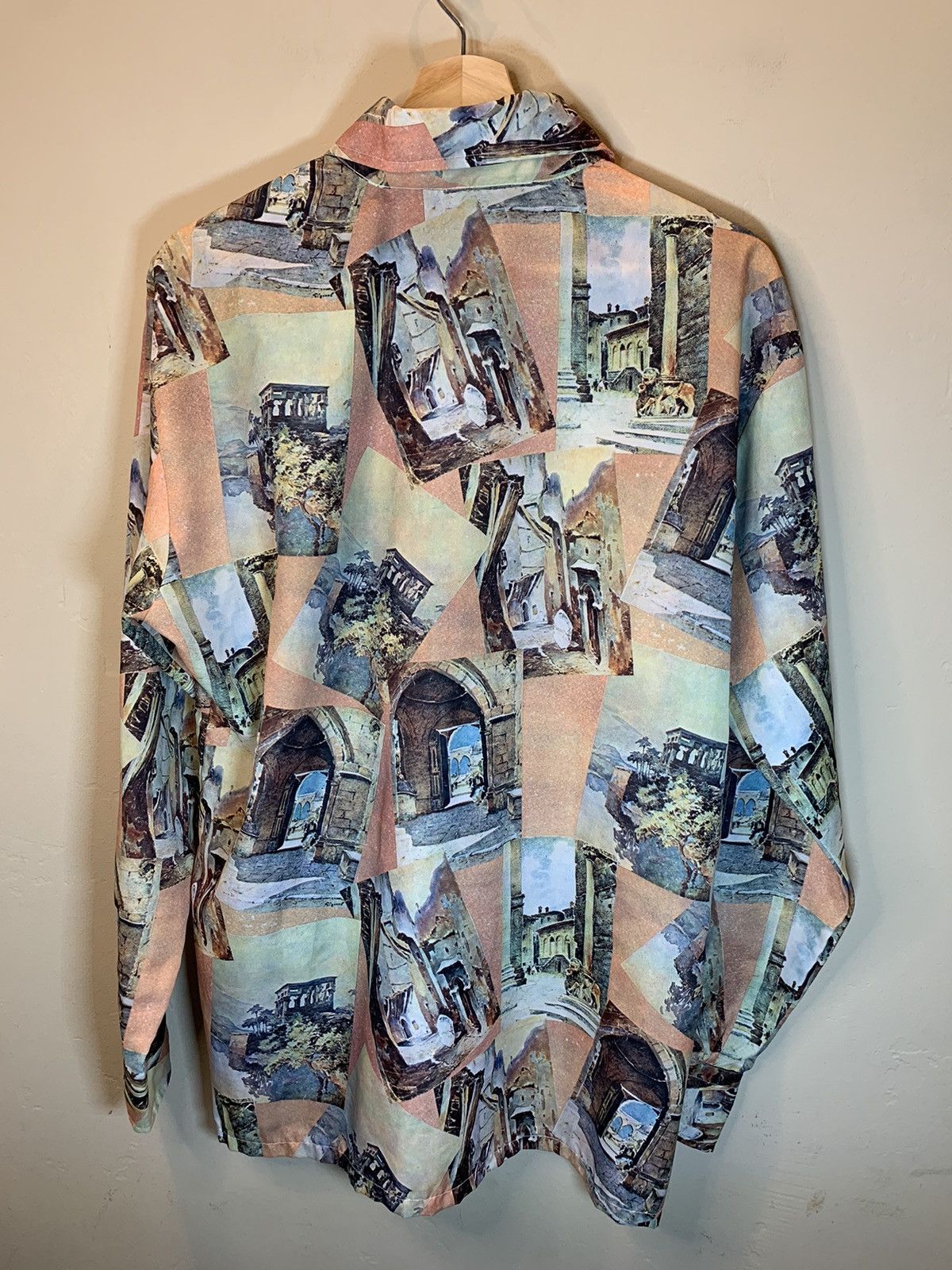 Donegal Tweed RARE Vintage 70’s Pierre LaGrande Donegal Photo Button Shirt Size US L / EU 52-54 / 3 - 2 Thumbnail