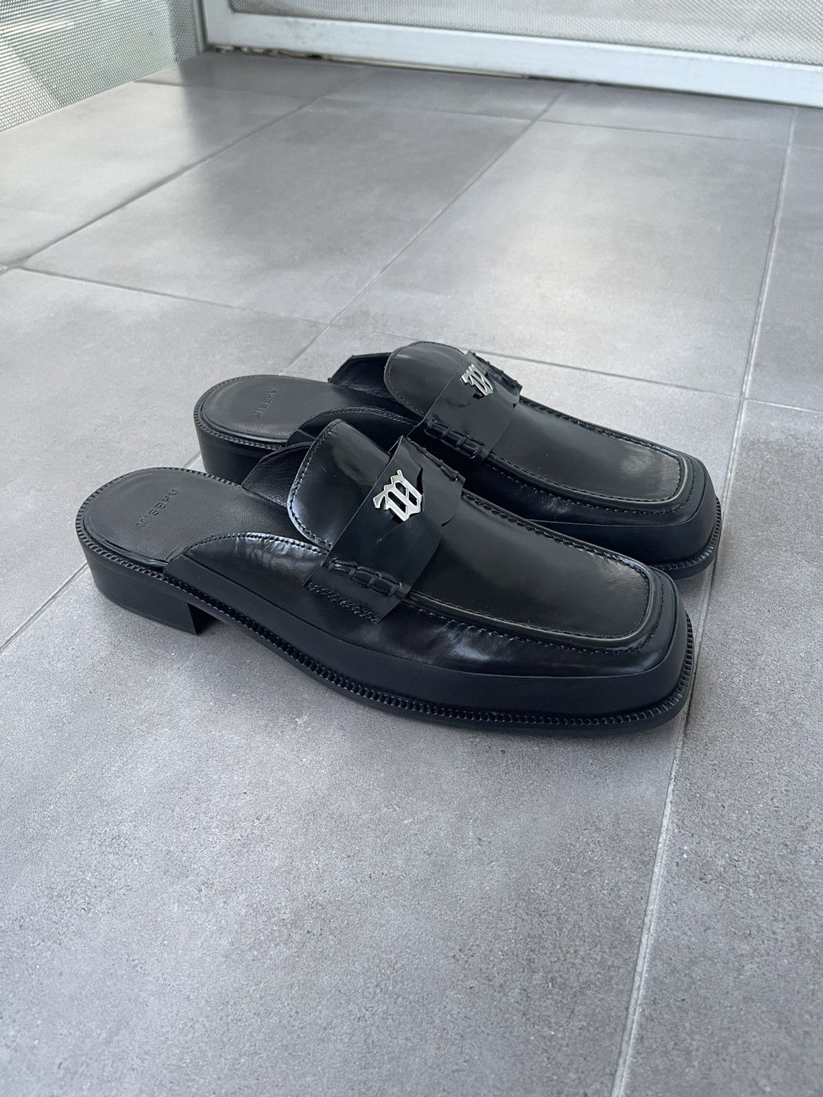 Misbhv !DS! SS23 Misbhv Brutalist Slip On Black Loafers Size US 11 / EU 44 - 13 Thumbnail
