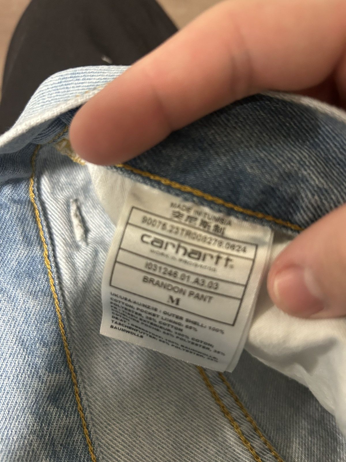 Carhartt Wip Carhart wip jeans Size US 36 / EU 52 - 3 Thumbnail