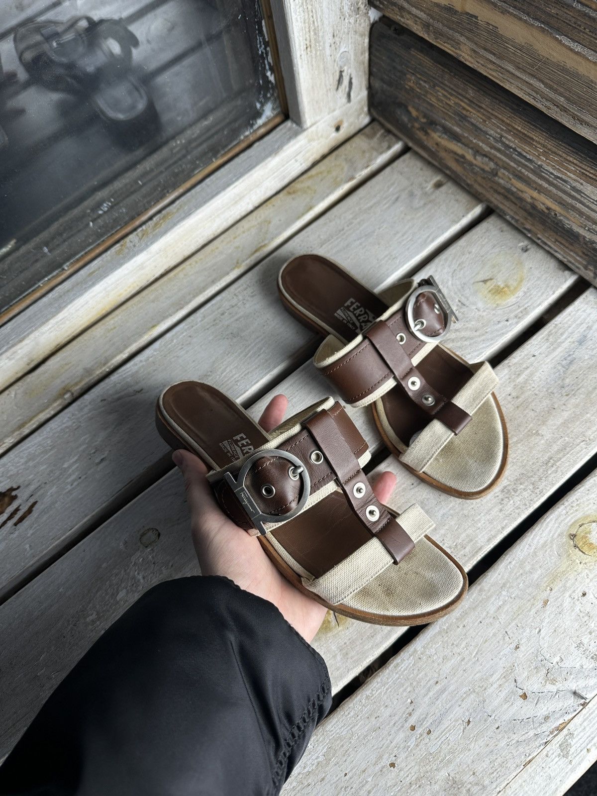 Salvatore Ferragamo RARE❗️Salvatore Ferragamo Women Shoes slides sandals Size US 7 / IT 37 - 1 Thumbnail