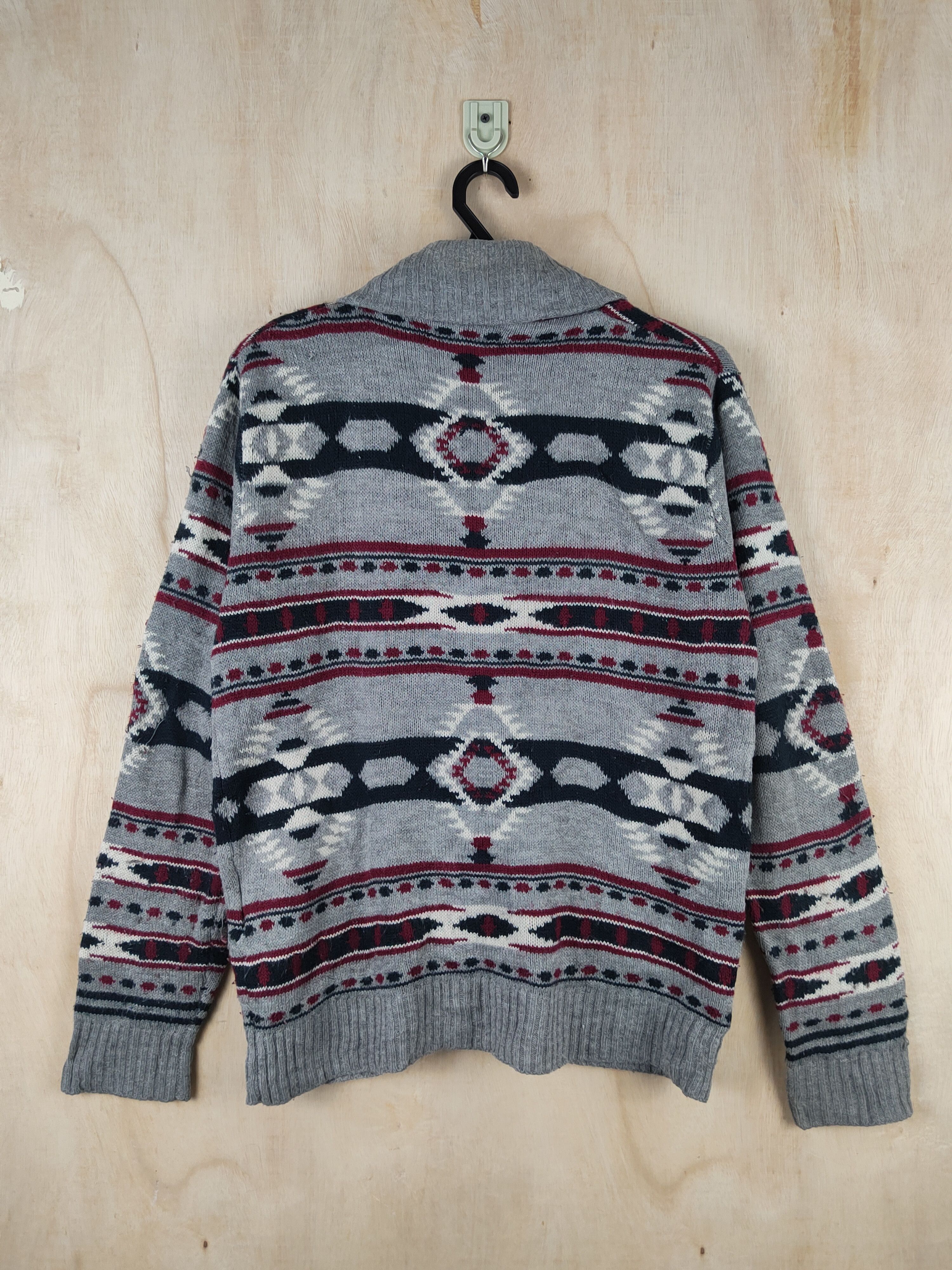 Vintage Lock Heaven Dark Gray Knitwear Cardigan #S2484 Size US M / EU 48-50 / 2 - 7 Thumbnail