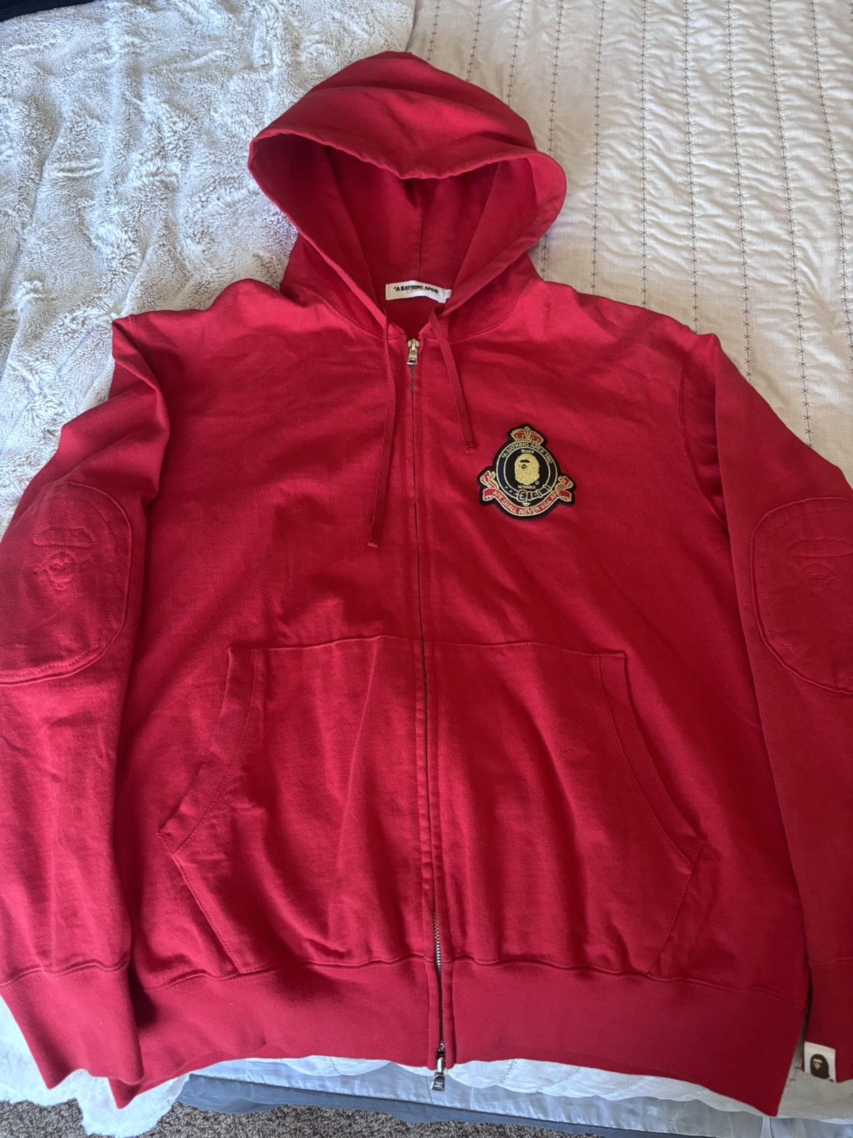 Bape Bape Crest Zip Up Hoodie Size US L / EU 52-54 / 3 - 1 Thumbnail