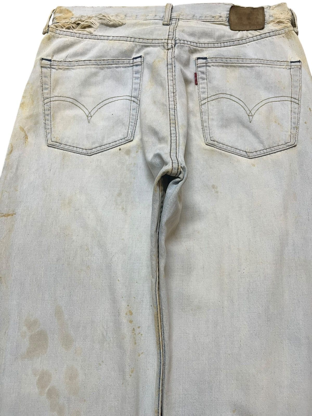Levi's Vintage Clothing Vintage Levi’s 504 Mudwash Faded Distressed Denim Size US 31 - 6 Thumbnail