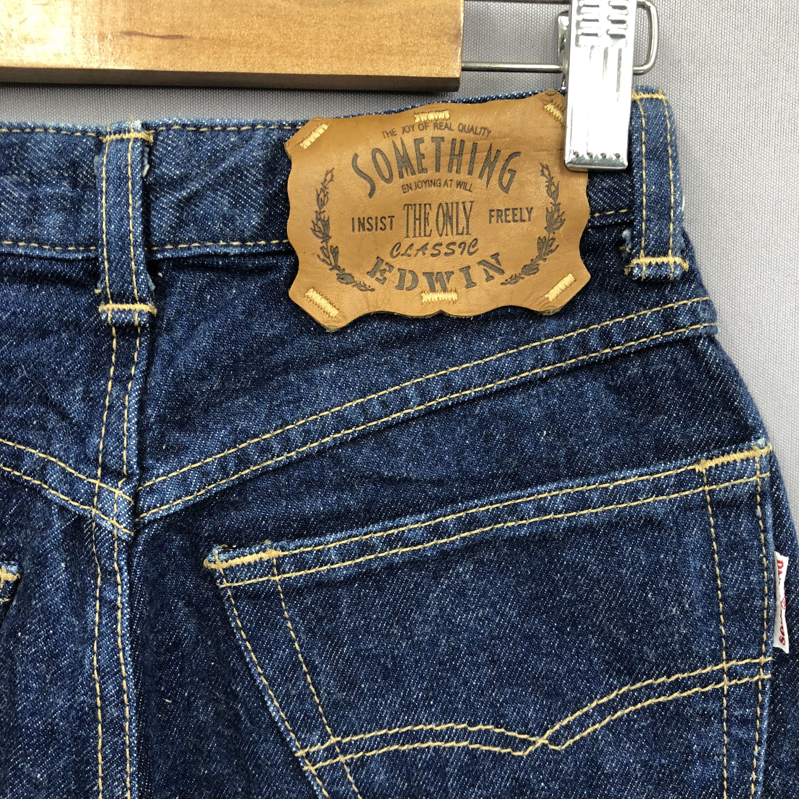 Edwin Vintage Edwin Something Mom Jeans Japanese Tapered Denim Size 22" - 7 Thumbnail
