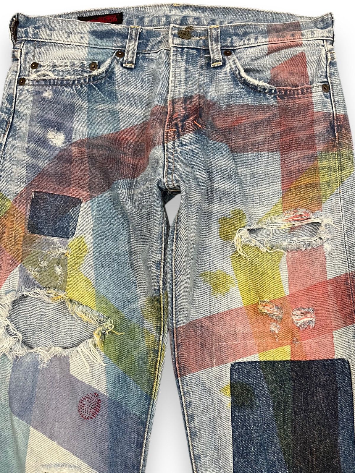 Hysteric Glamour Vintage RNA SLANG Distressed Denim Size US 31 - 2 Thumbnail