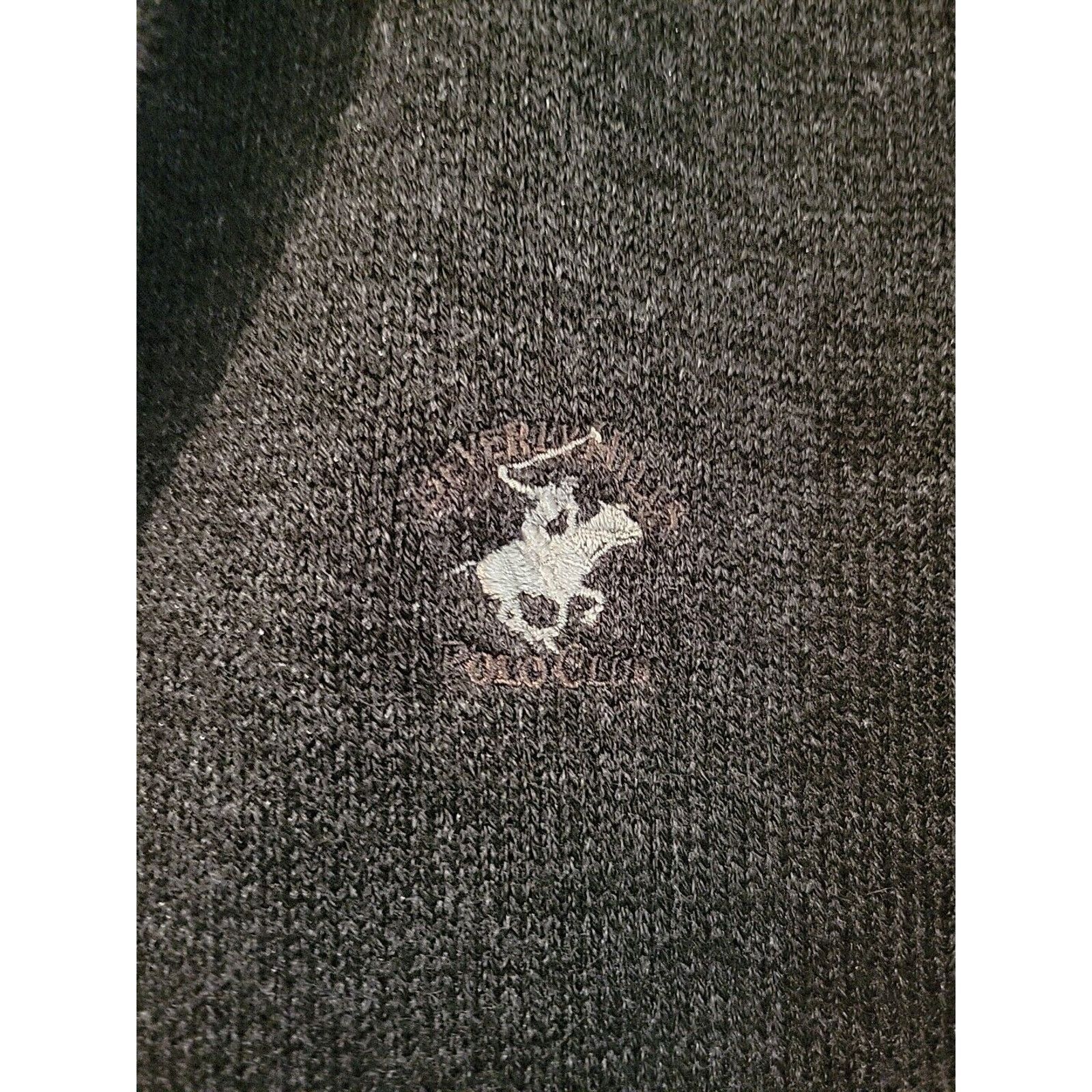 Beverly Hills Polo Club BEVERLY HILLS POLO CLUB Sz XL Men's Gray 1/4 Zip Sweater Size US XL / EU 56 / 4 - 5 Thumbnail