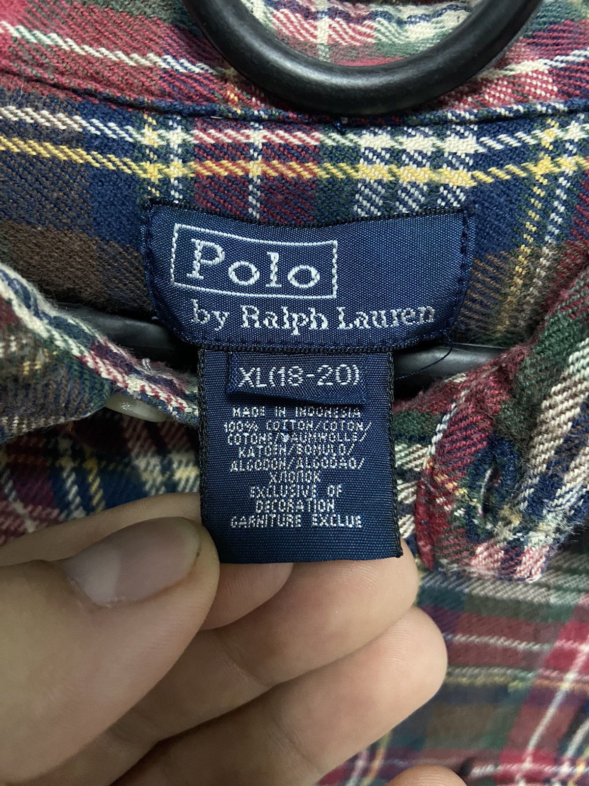 Polo Ralph Lauren × Vintage Polo Ralph Lauren Vintage Button Ups nova check mesh Size US XL / EU 56 / 4 - 5 Thumbnail