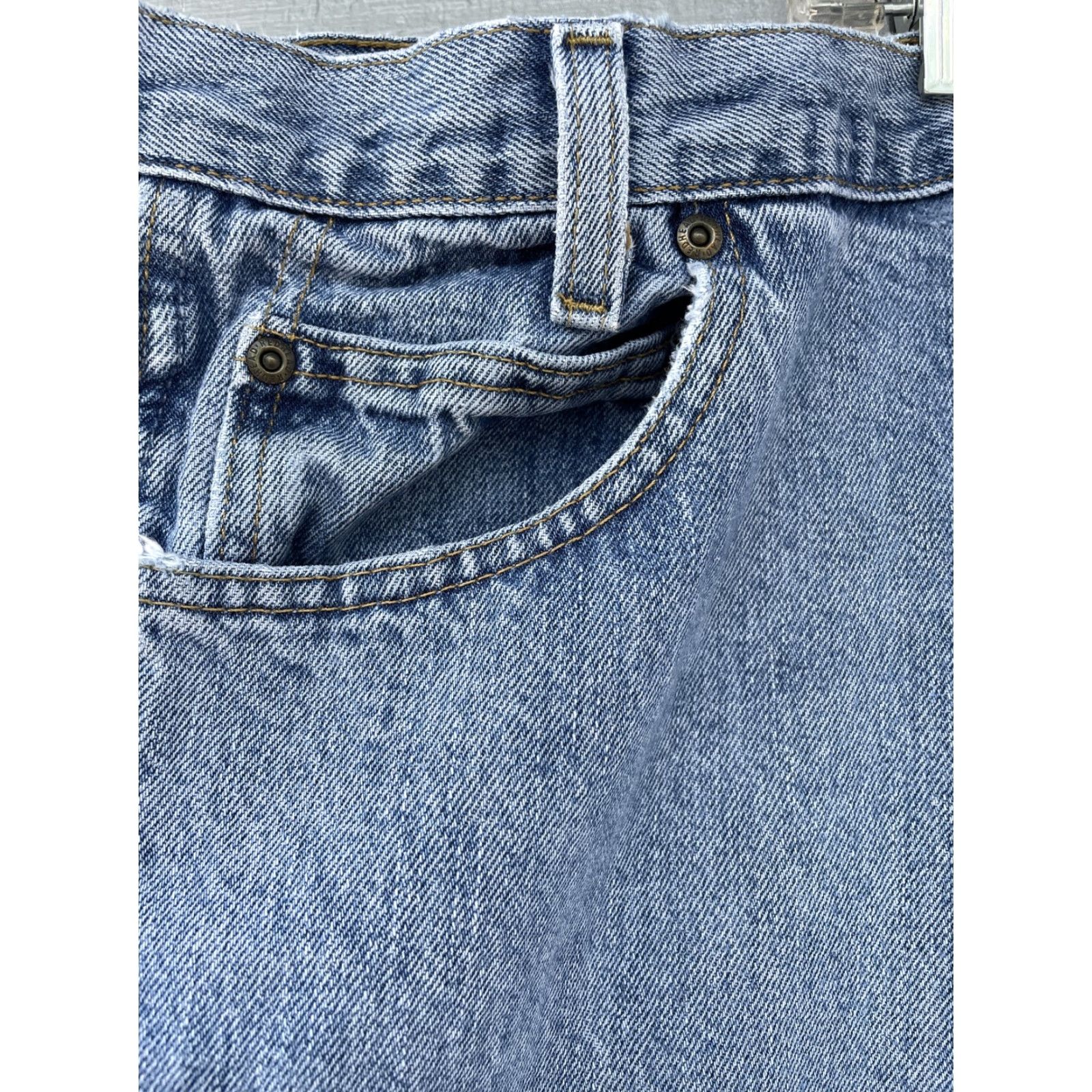 Denime RedHead Jeans Mens 52x32 Blue Relaxed Fit Denim Cotton COTTON Logo Vintage No Size US 36 / EU 52 - 6 Thumbnail