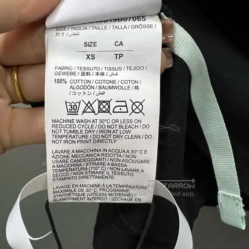 Off-White Off-White Summer Black Cotton Short Sleeve Tee . Size XS / US 0-2 / IT 36-38 - 4 Thumbnail