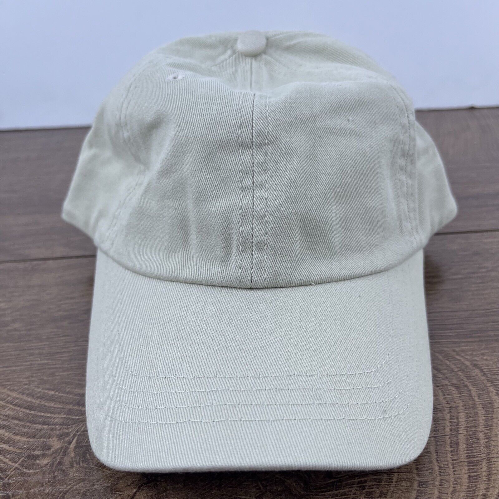 Other Plain Tan Hat Brown Adjustable Hat Tan Adult Size Hat Size ONE SIZE - 3 Thumbnail