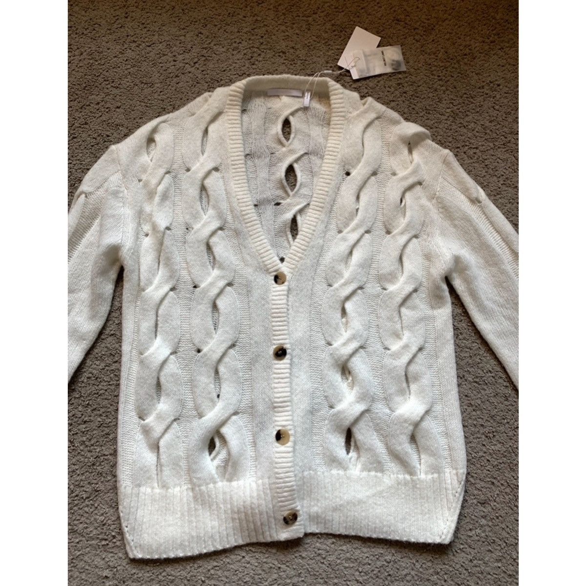 Helmut Lang HELMUT LANG CUT OUT CARDIGAN Size US M / EU 48-50 / 2 - 11 Thumbnail