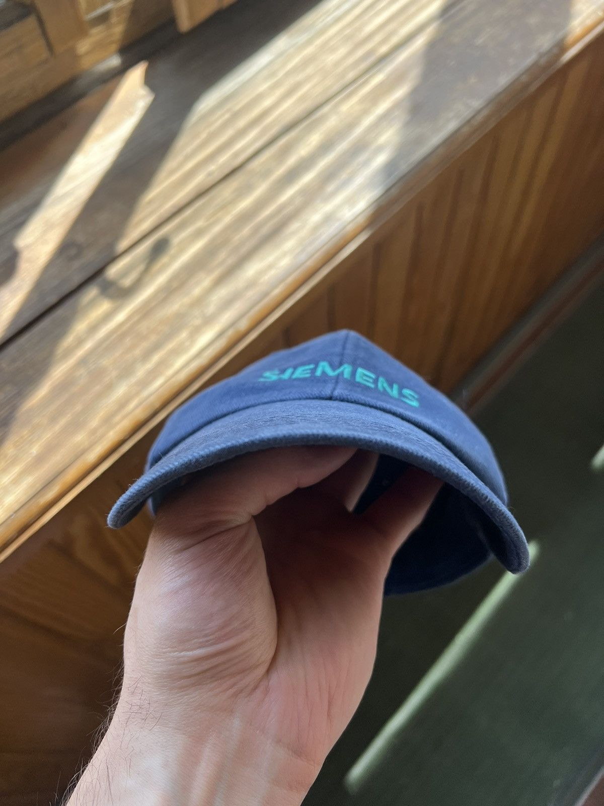 Vintage Y2K Siemens Vintage Hat Teal Snapback Size ONE SIZE - 22 Thumbnail