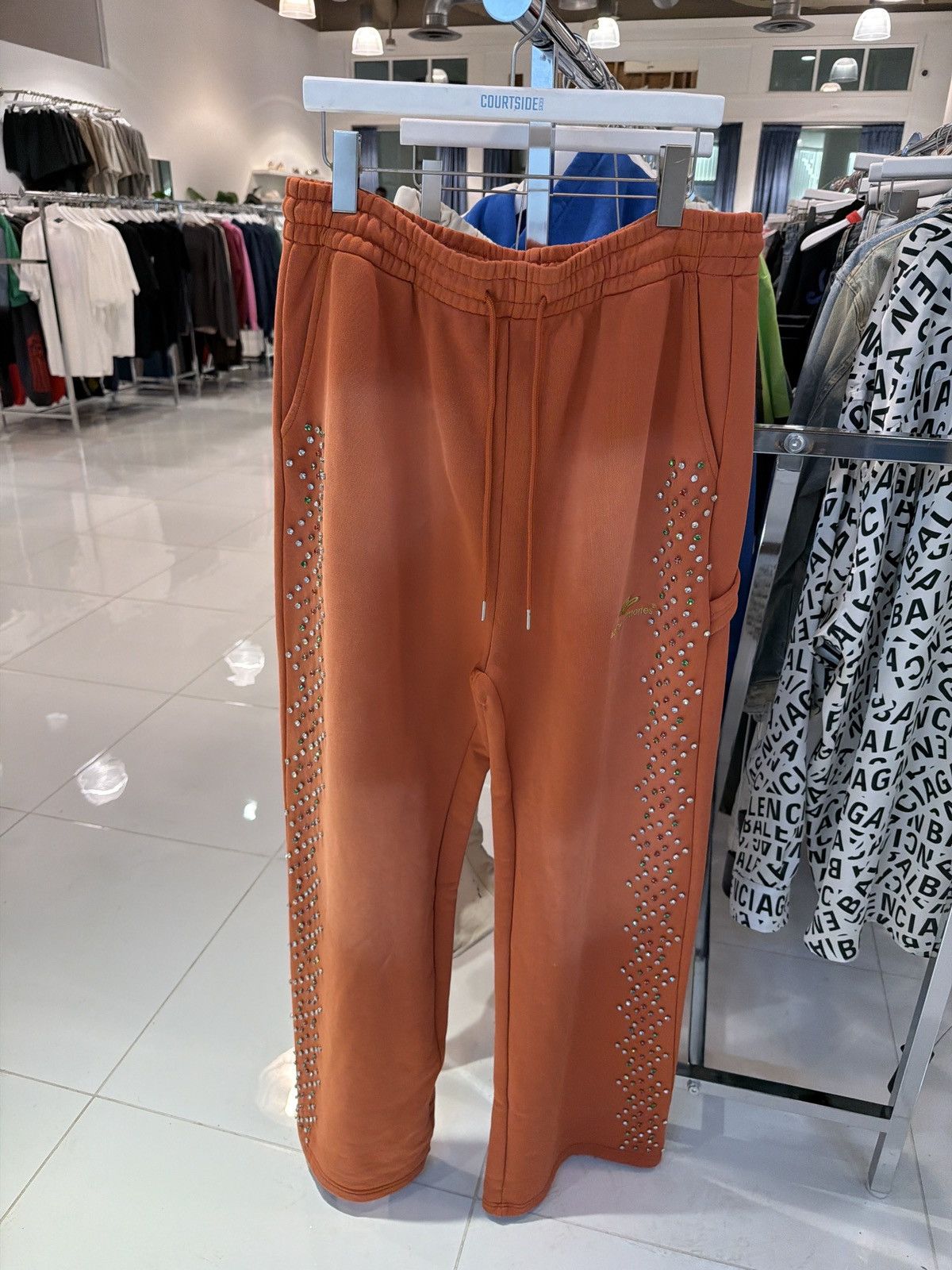 HMDD HMDD Orange Crystal Sweatpants Size US 38 / EU 54 - 1 Thumbnail