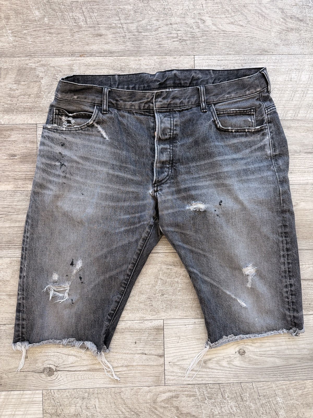 Balmain 🚨Decarnin Japanese Selvage Denim Shorts Size US 36 / EU 52 - 1 Thumbnail