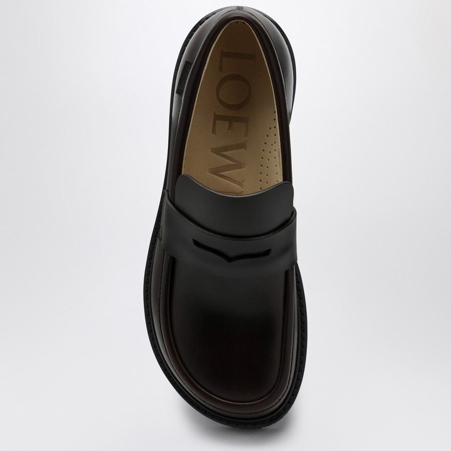 Loewe o1d2blof0824 Leather Blaze Loafer in Brown Size US 8 / IT 38 - 3 Thumbnail