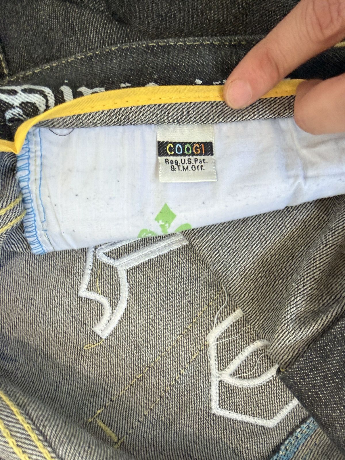 Coogi Coogi Spelled Out Baggy Jeans Size US 42 / EU 58 - 10 Thumbnail
