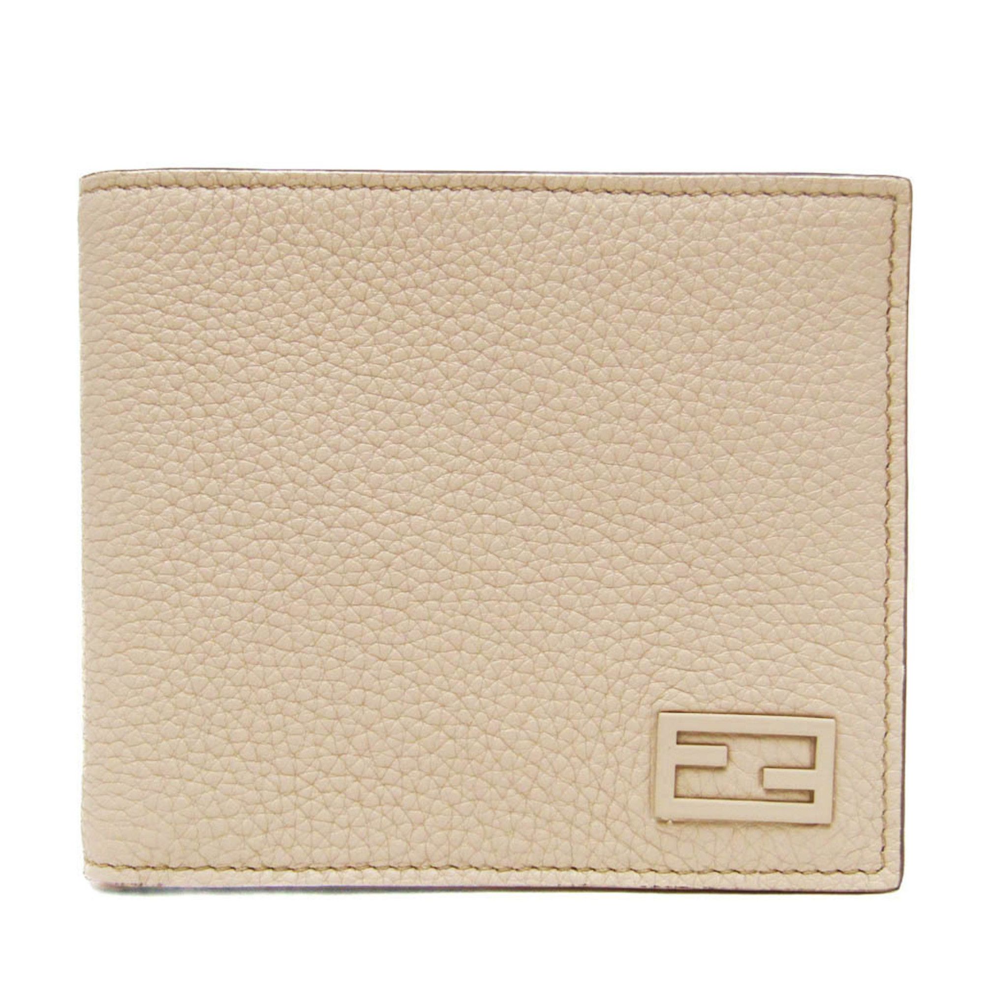 Fendi Ff Beige Leather Wallet (Pre-Owned) Size ONE SIZE - 1 Thumbnail