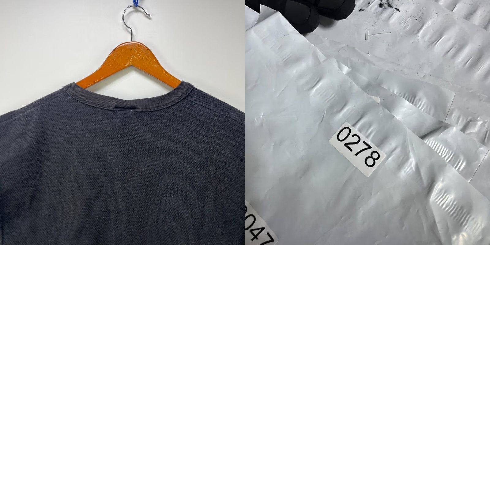 Vintage VINTAGE 90s Hanes Beefy-T T-Shirt Black 2XL Cotton Thermal Pockets Logo USA Mens Size US XXL / EU 58 / 5 - 8 Thumbnail