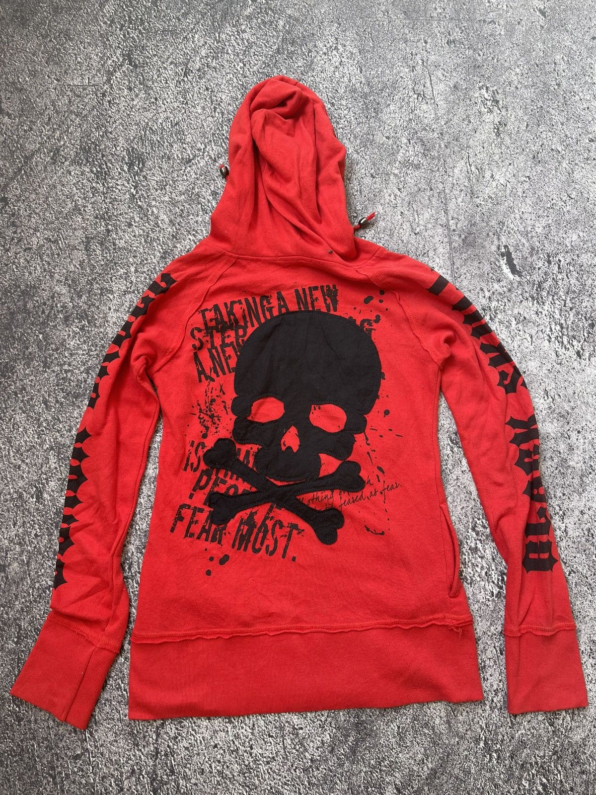Japanese Brand Y2k Sky Bomber skull ifsixwasnine zip Hoodie Size US M / EU 48-50 / 2 - 5 Thumbnail
