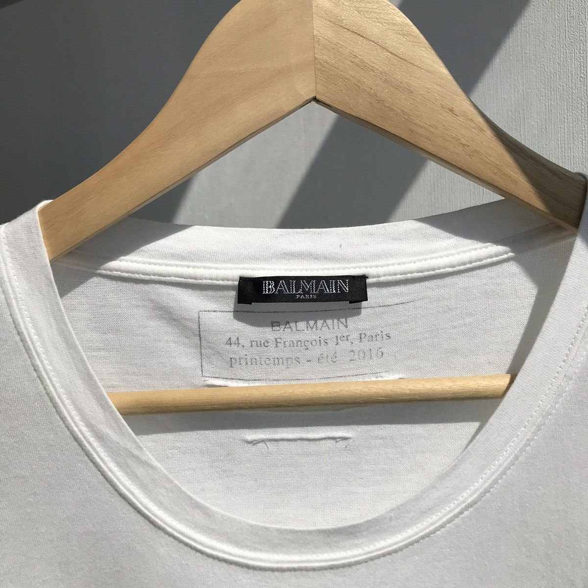 Balmain SS16 Logo T Shirt Size US S / EU 44-46 / 1 - 4 Thumbnail