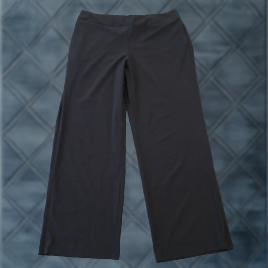 J. Jill J.Jill Pants Womens Large Black Pull On Ankle Zip 36x30 High Rise Ankle Style Pockets Straight Inseam 30 Inseam Reserved Size 36" / US 14 / IT 50 - 1 Thumbnail