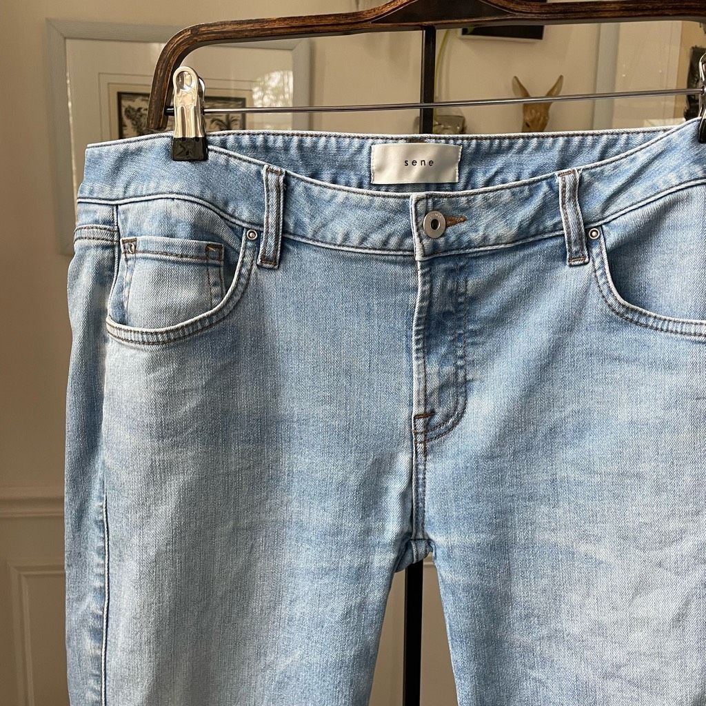 Other Sene Studios Low Rise Crop Jeans $200 16 XL Size 38" / US 16 / IT 52 - 2 Thumbnail
