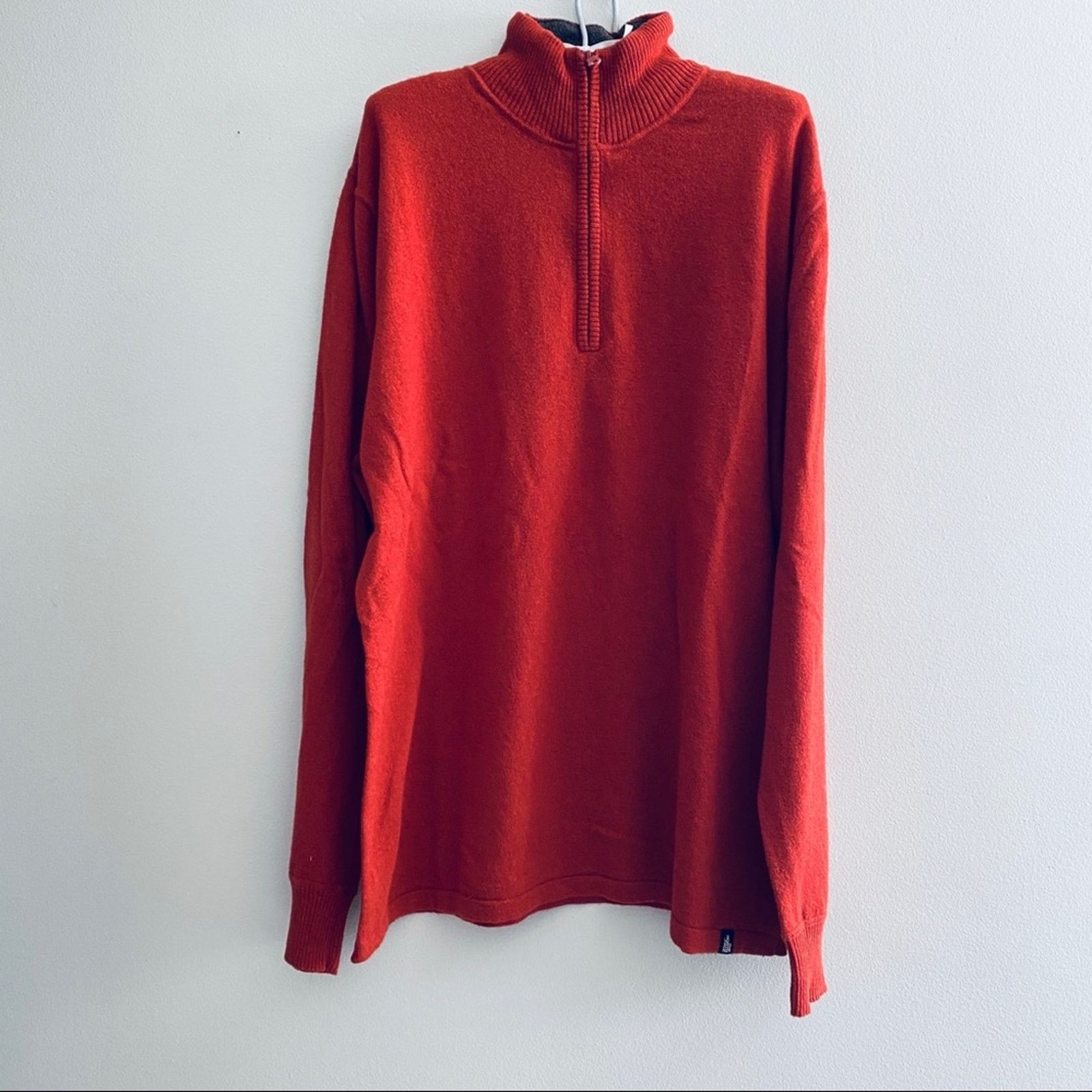 The North Face The North Face orange quarter zip pullover Size US L / EU 52-54 / 3 - 3 Thumbnail