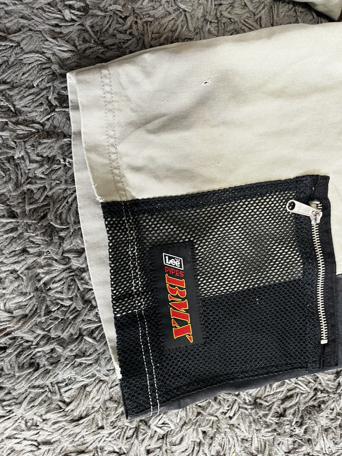Lee × Vintage Lee Pipes Baggy Mesh Jorts Shorts Vintage BMX Size US 38 / EU 54 - 4 Thumbnail