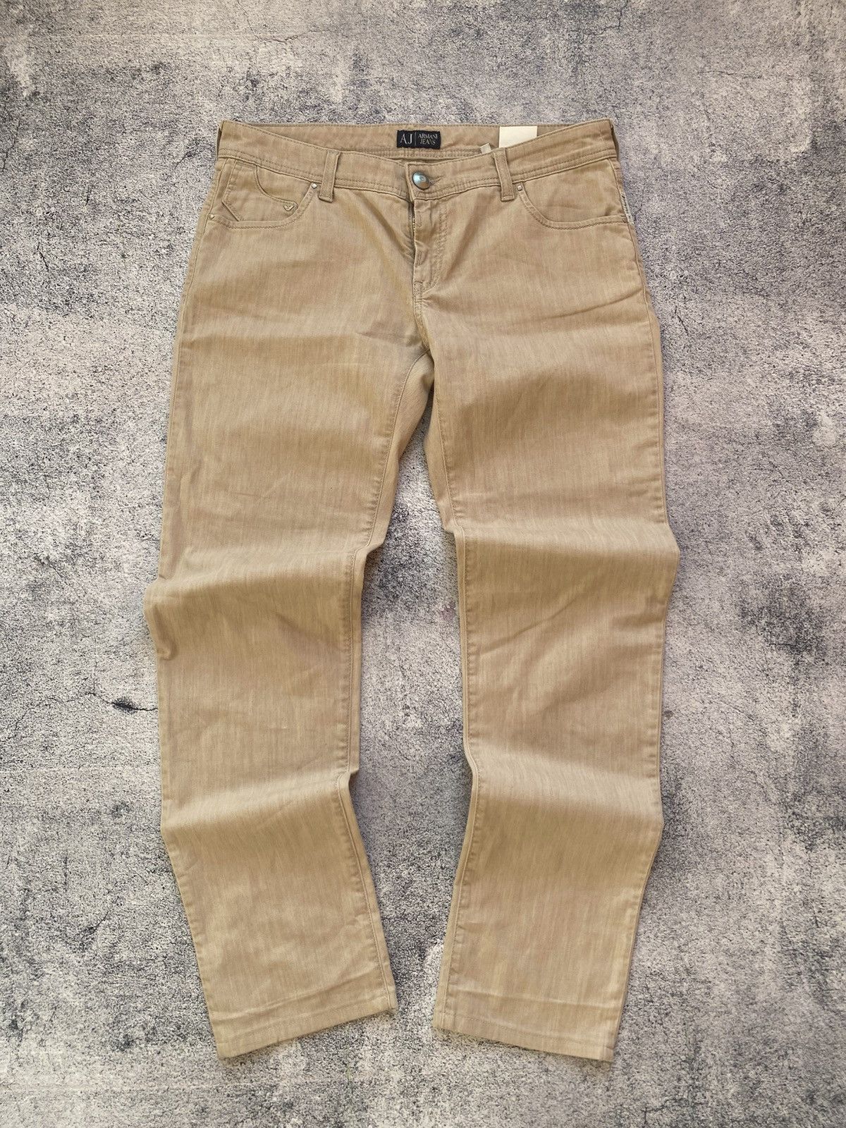 Emporio Armani Vintage Rare Emporio Armani Hype Metal Logo Y2K Jeans Size US 32 / EU 48 - 11 Thumbnail
