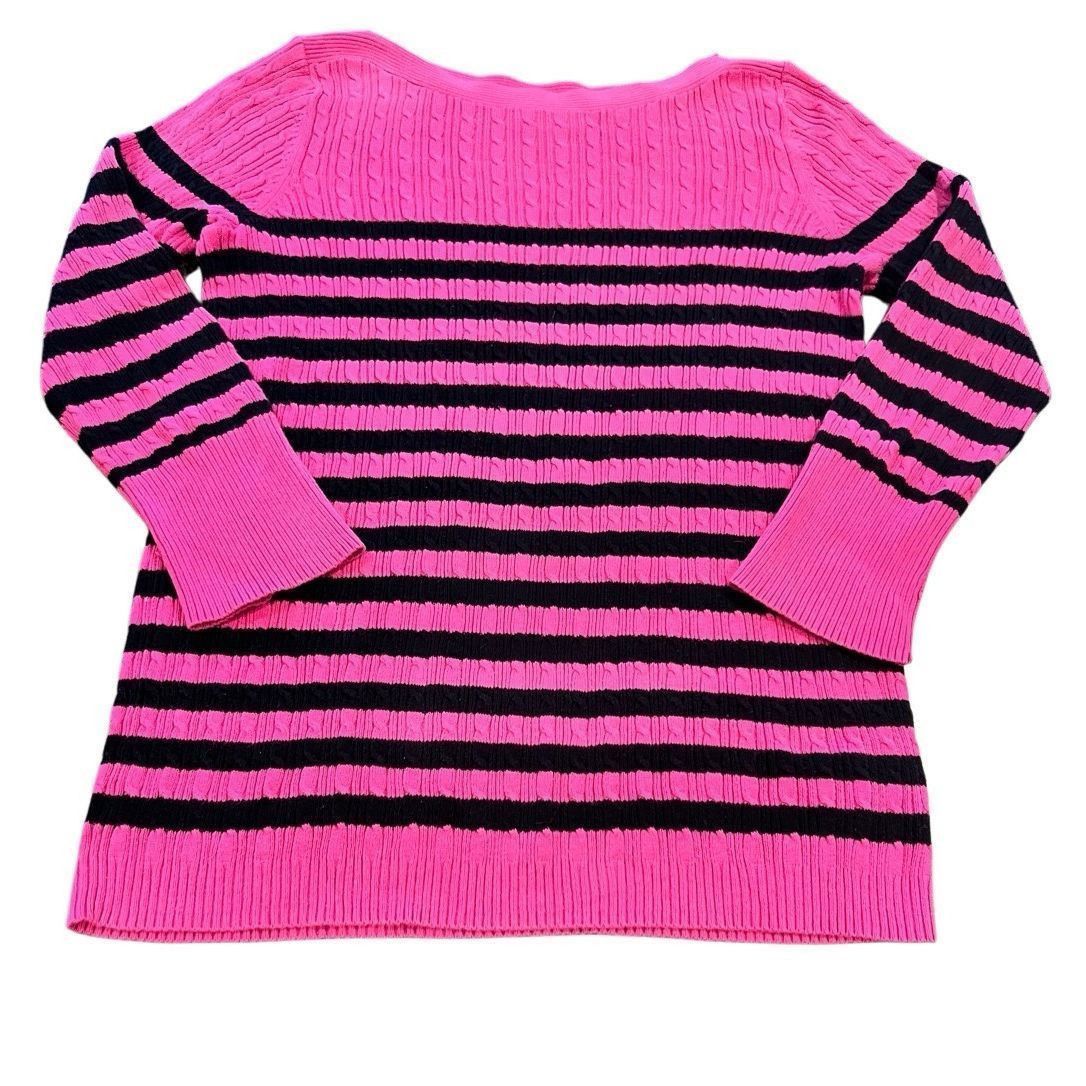 St. Johns Bay Kim Rogers Pink Sweater size M Size M / US 6-8 / IT 42-44 - 6 Thumbnail