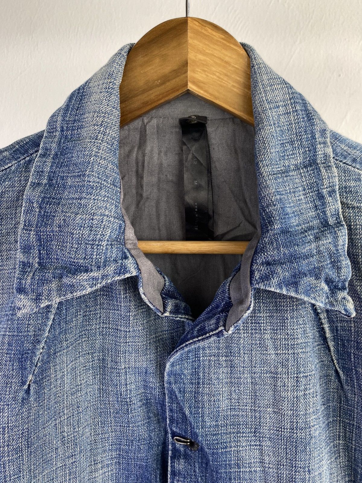 wjk Wjk Washed Denim Hook Jacket Japan Size US M / EU 48-50 / 2 - 11 Thumbnail