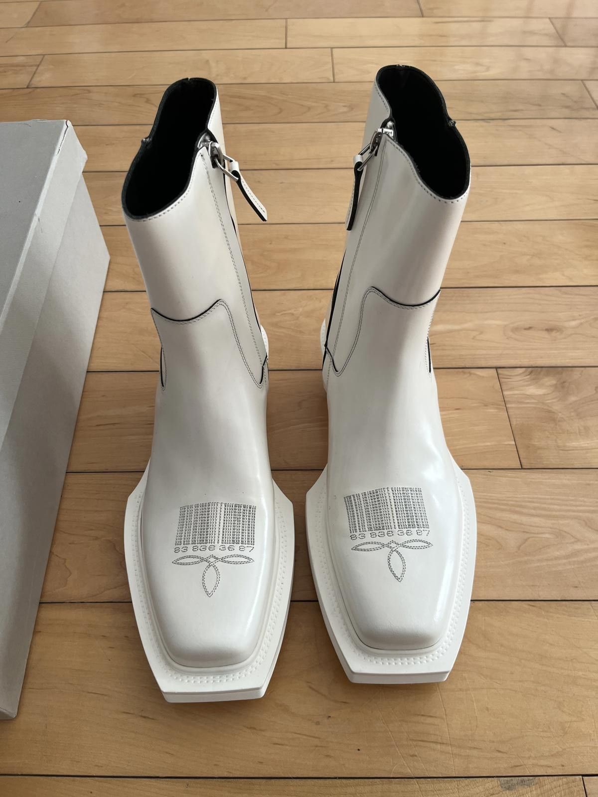 Vetements NWD - Vetements White Cowboy Boots Size US 9 / EU 42 - 2 Thumbnail
