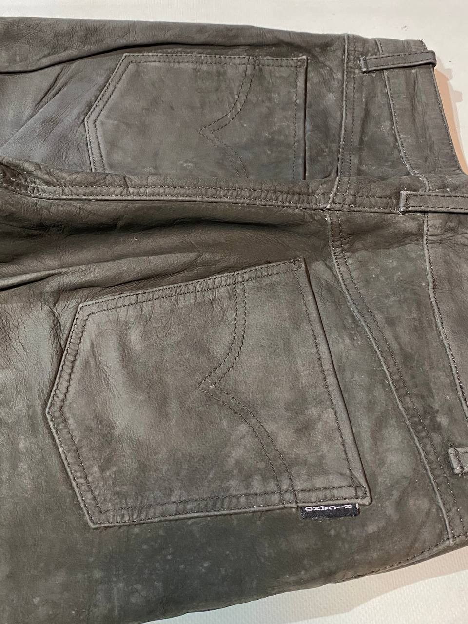 Leather × Vintage Vintage Rare Moto Biker Leather Pants Size US 30 / EU 46 - 9 Thumbnail