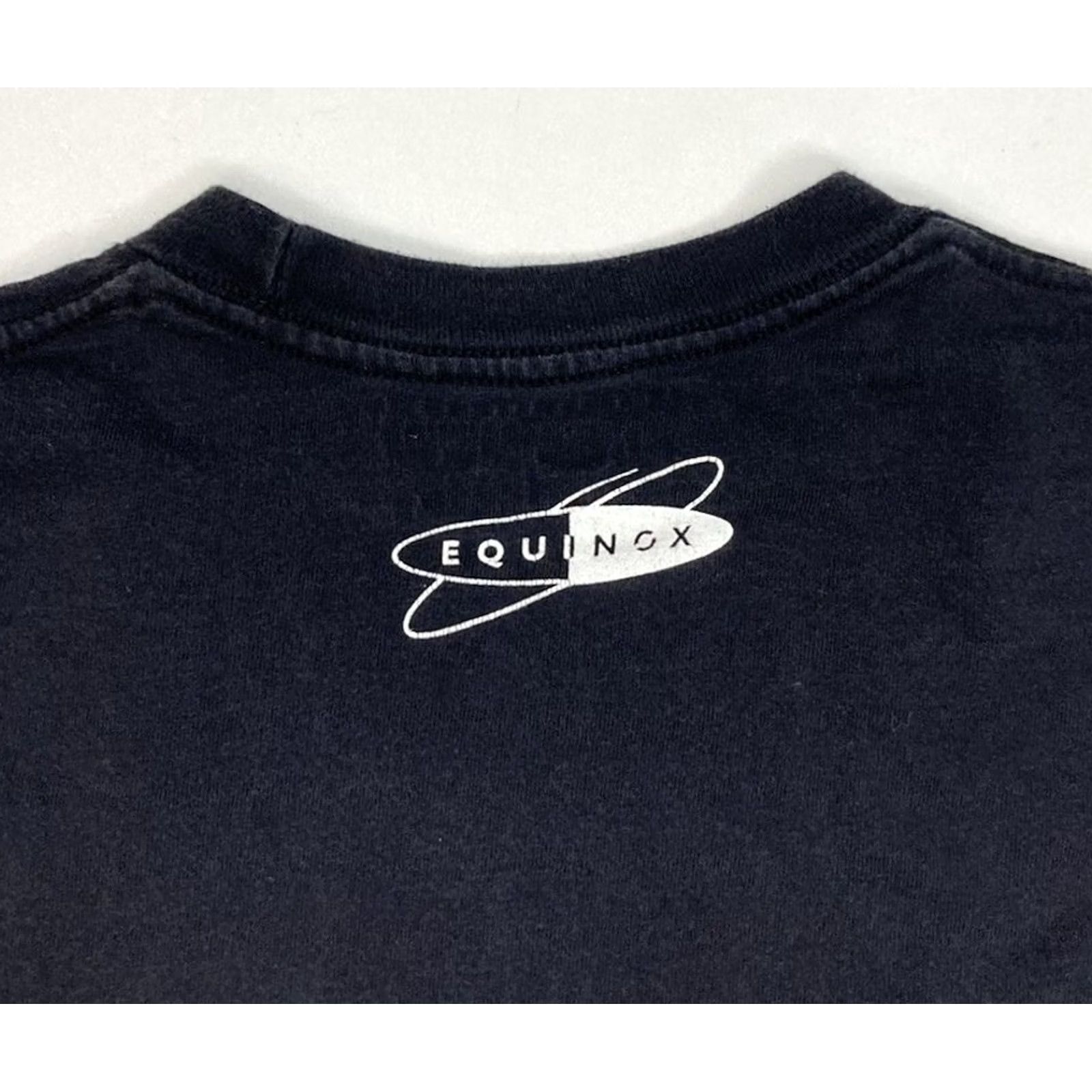 Equipment VINTAGE Equinox Equipment Train Graphic T-shirt Women Medium Black Long Sleeve Size M / US 6-8 / IT 42-44 - 4 Thumbnail