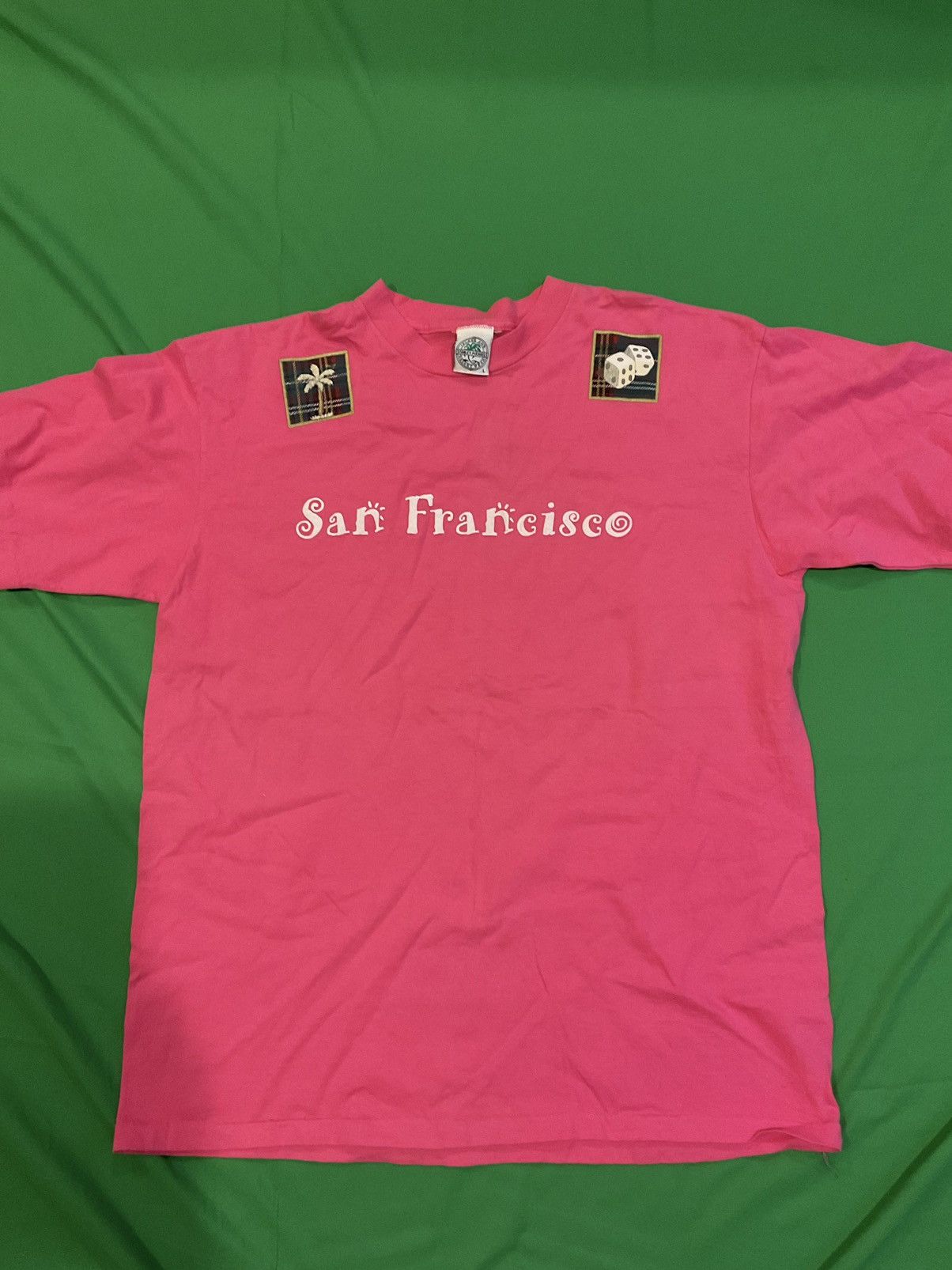 Vintage Vintage Pink San Francisco t-shirt Size US L / EU 52-54 / 3 - 1 Thumbnail
