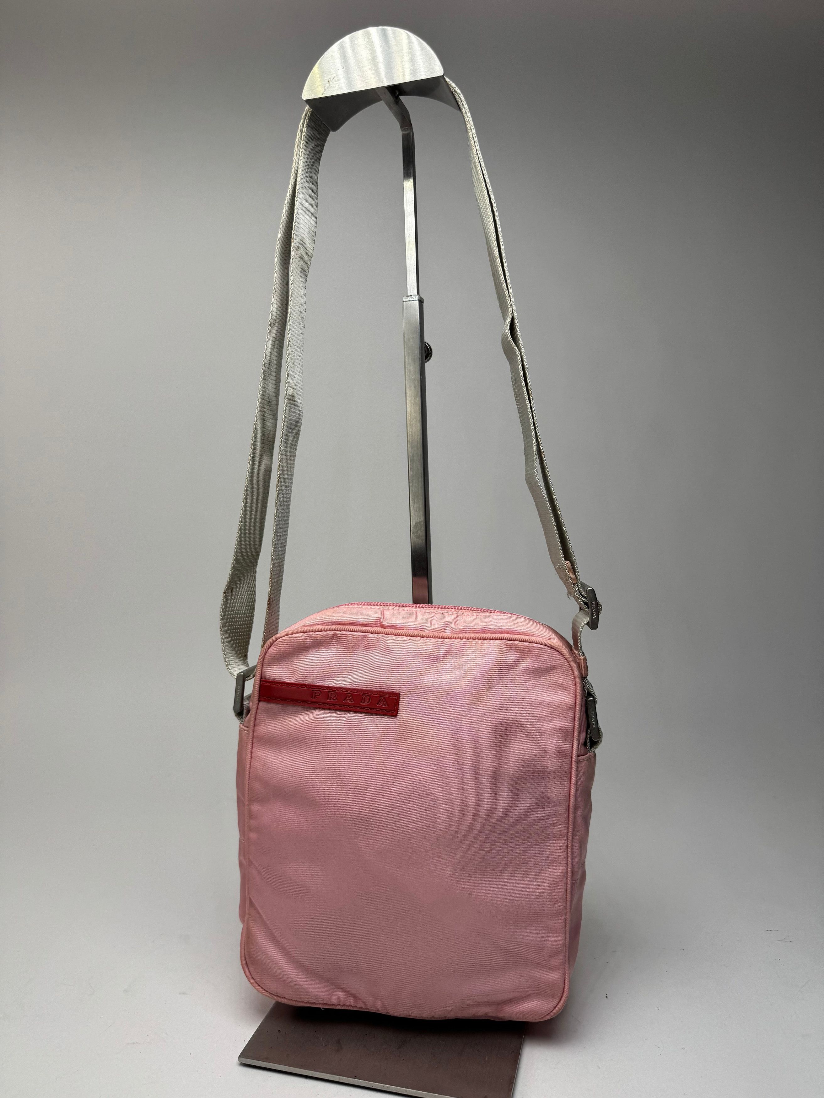 Prada Vintage Sport 2 way bag pink polyester Size ONE SIZE - 1 Thumbnail