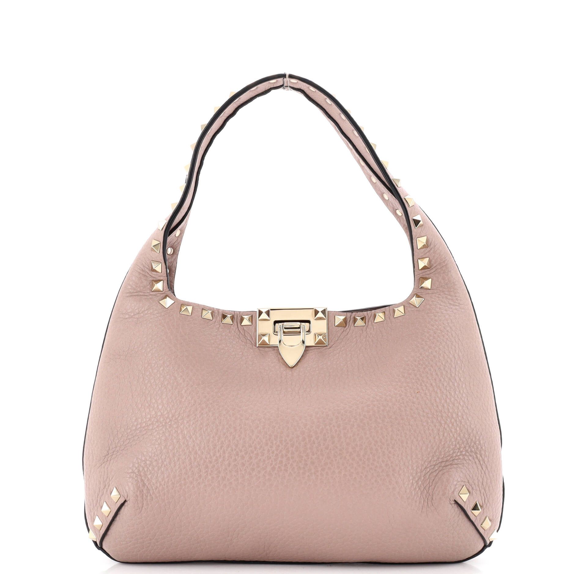 Valentino Rockstud Flip Lock Hobo Size ONE SIZE - 1 Thumbnail