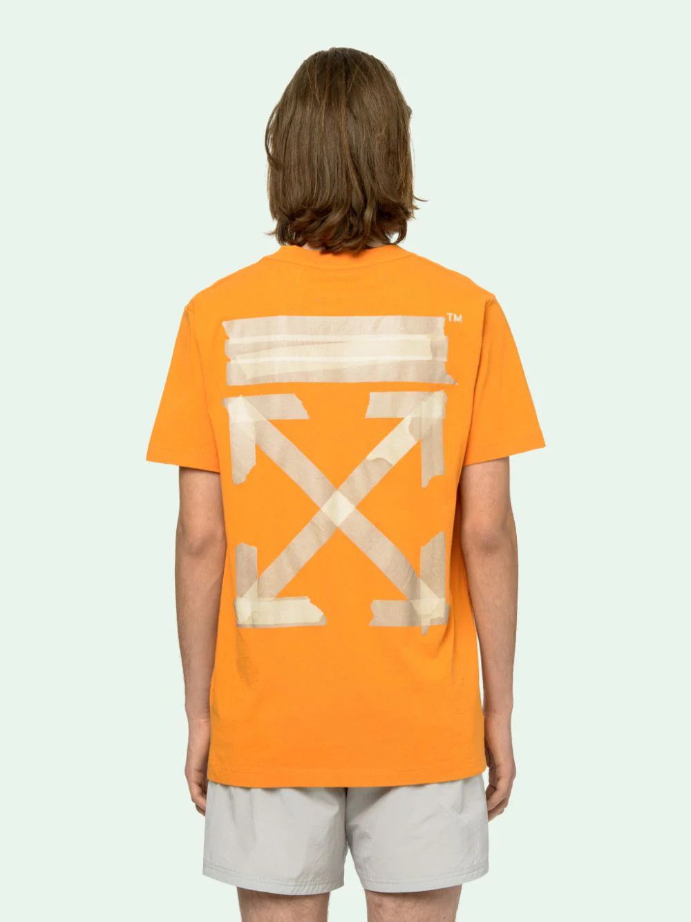 Off-White Orange Tape Arrows Logo T-Shirt Size XXS / US 00 / IT 34 - 2 Thumbnail