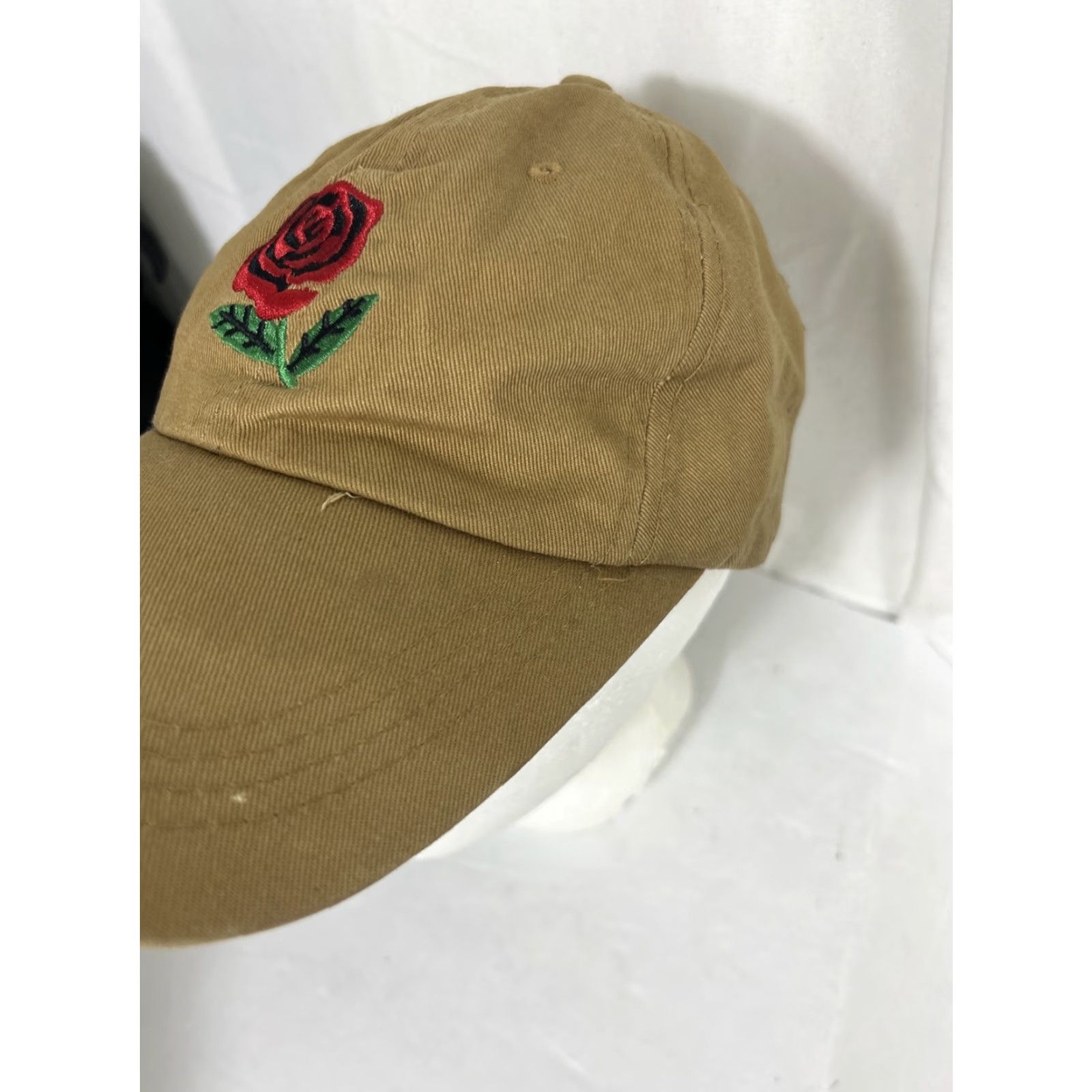 The Hundreds The Hundreds Rose Hat Baseball Cap Adult Adjustable Strapback Beige Tan/Beige Size ONE SIZE - 2 Thumbnail